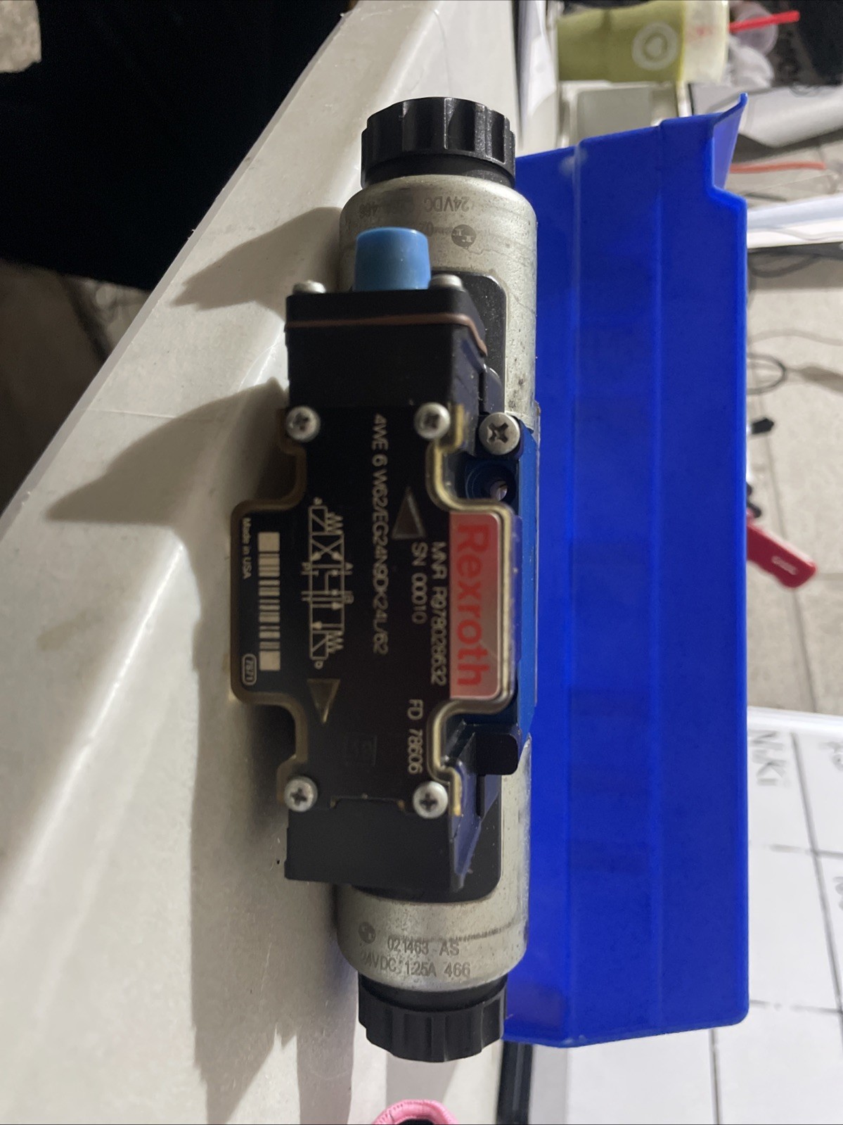 Bosch Rexroth 4WE6 Directional Spool Value Model 4WE 6 W62/EG24N9DK24L/62 Bosch Rexroth 4WE6 Directional Spool Value Model 4WE 6 W62/EG24N9DK24L/62