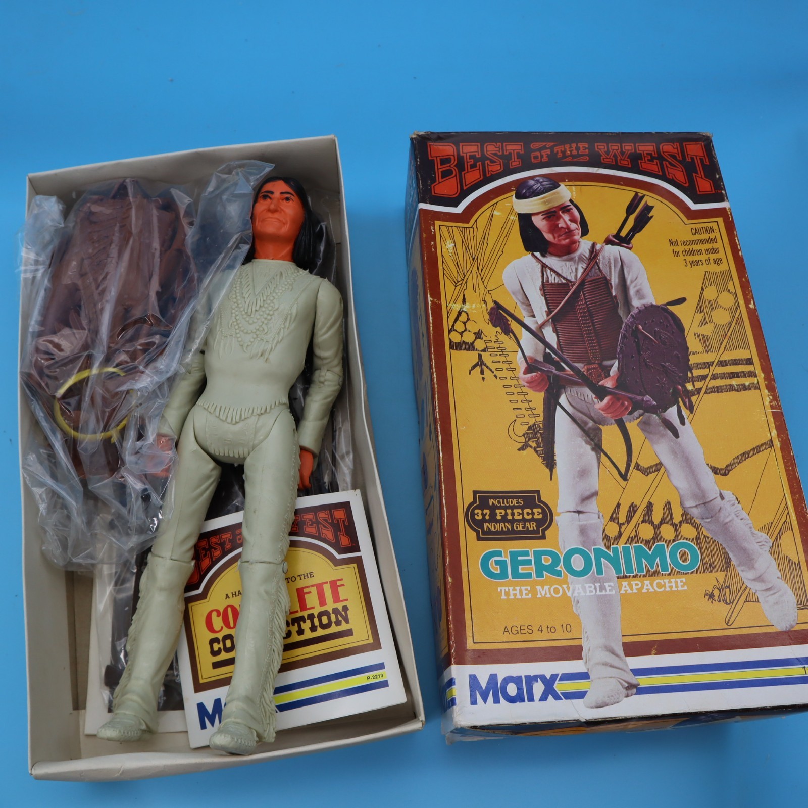 Vintage Marx 1863 Johnny West Best Of The West GERONIMO The Movable Apache NIB