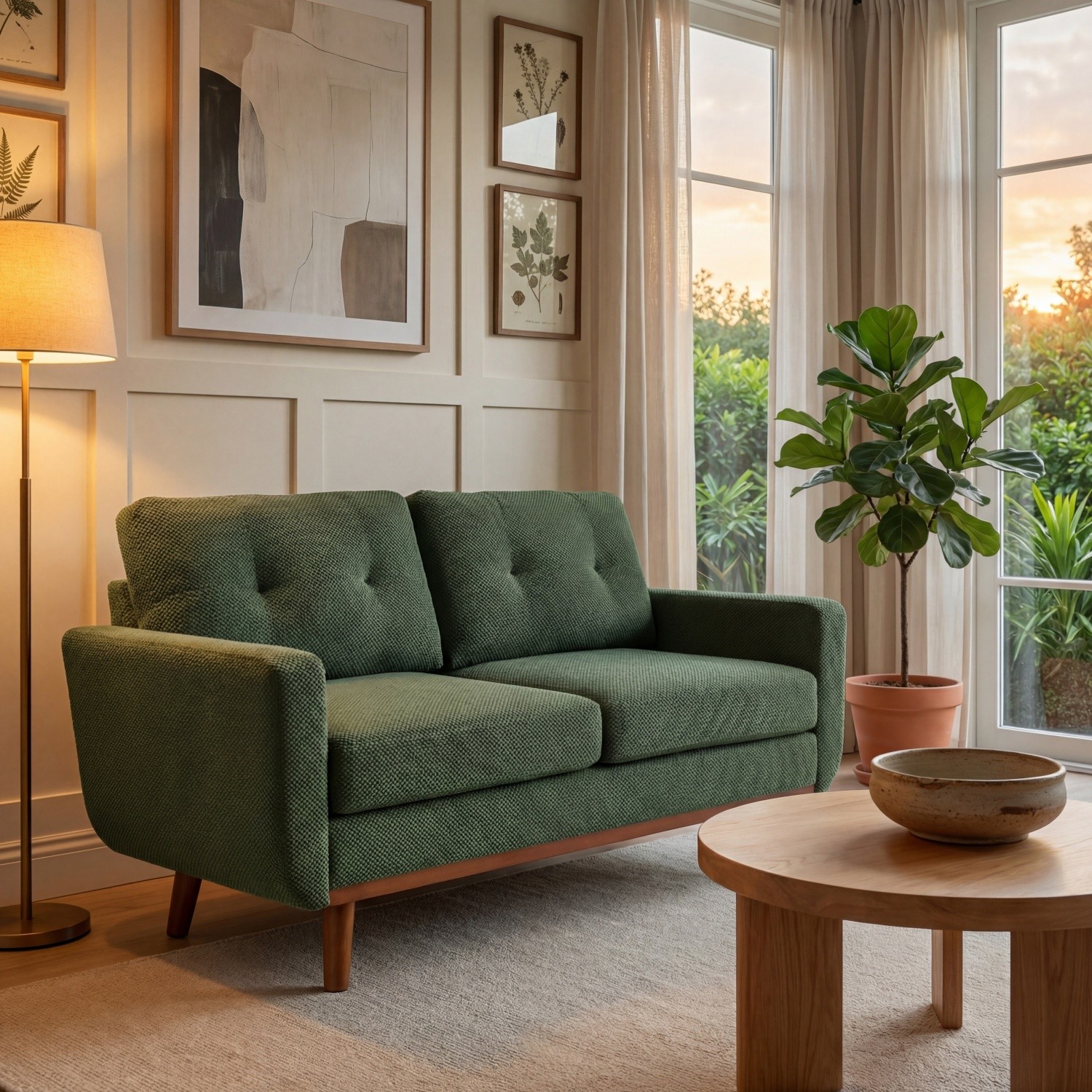 Modern Loveseat 65\ Modern Loveseat 65\