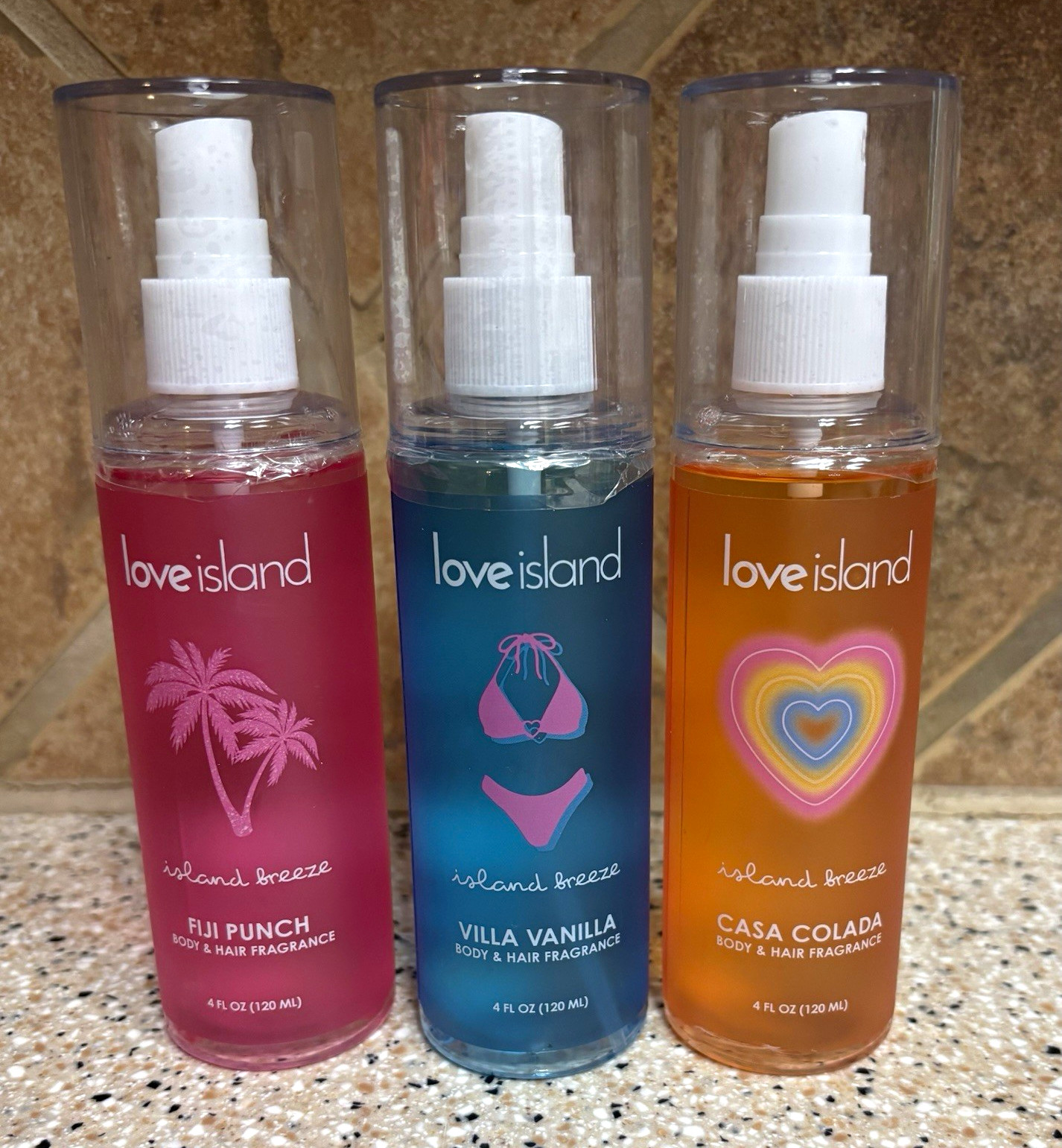 Love Island Body & Hair Fragrance Island Breeze 4 fl oz Fiji/Villa/Casa Set Love Island Body & Hair Fragrance Island Breeze 4 fl oz Fiji/Villa/Casa Set