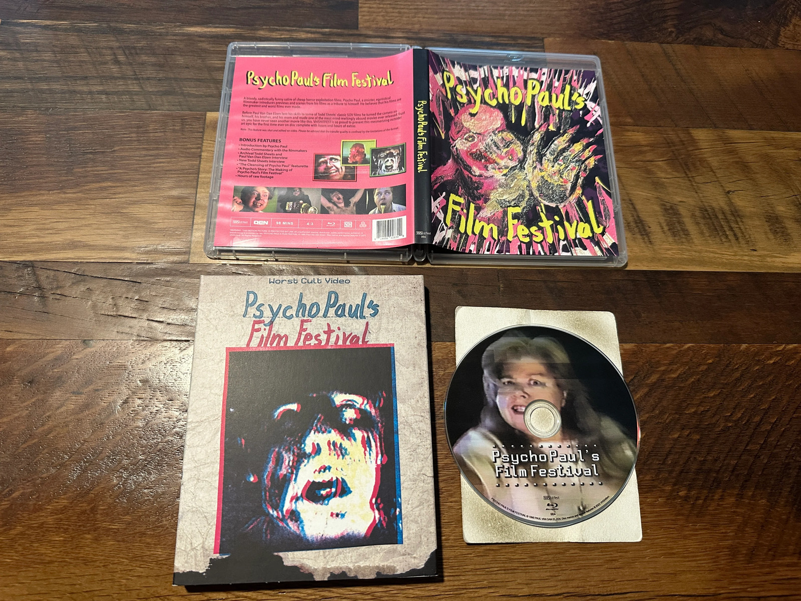 Psycho Paul’s Film Festival (Blu ray, Vinegar Syndrome Partner Label, Slip)