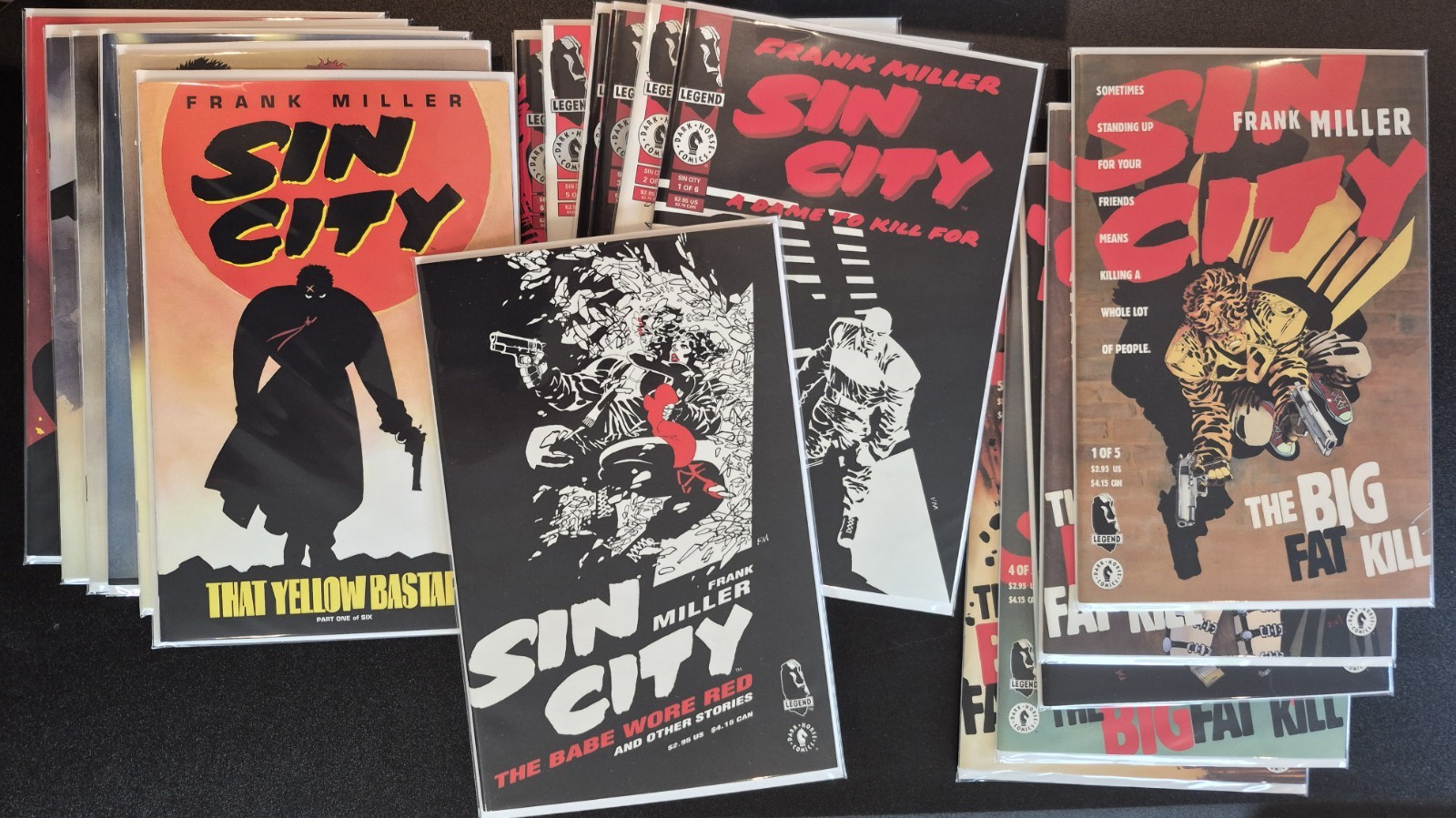 Sin City Miller Lot Yellow Bastard 1-6, Dame To Kill For 1-6, Big Fat Kill 1-5