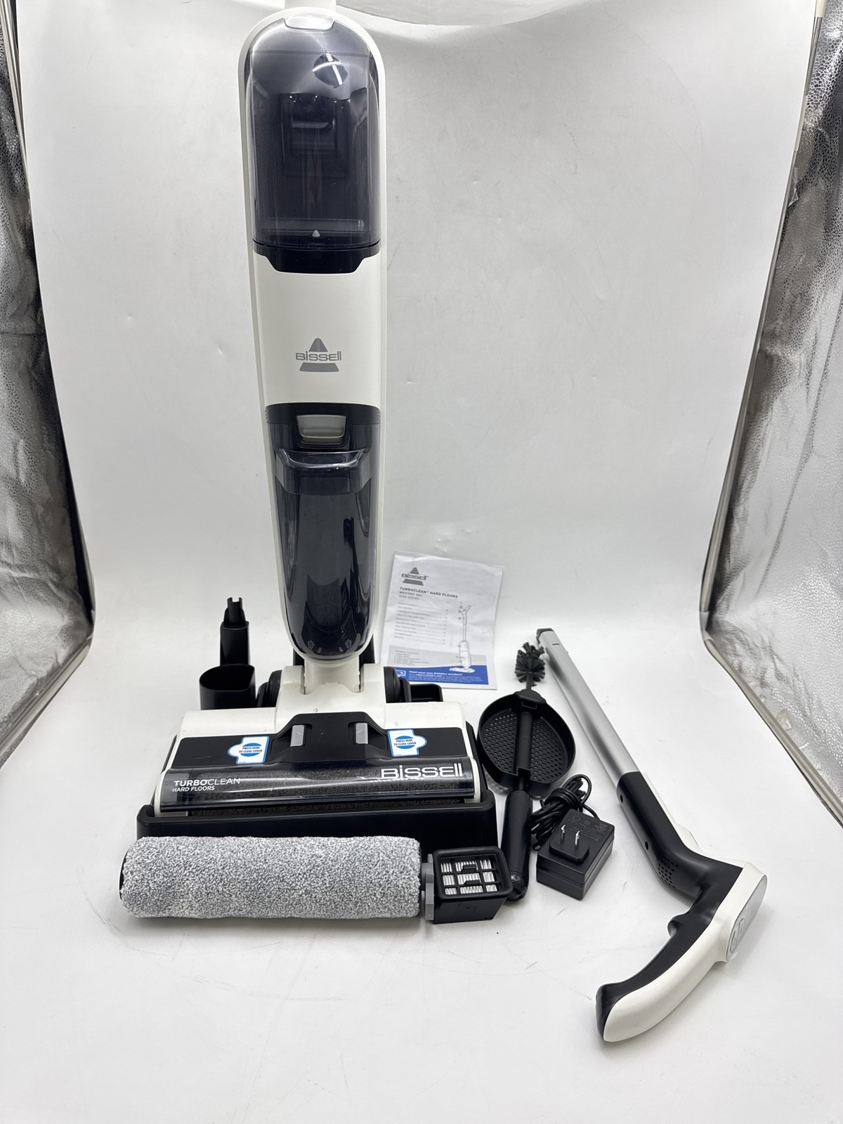 BISSELL TurboClean Cordless Hard Floor Cleaner Mop and Wet/Dry Vacuum 3548