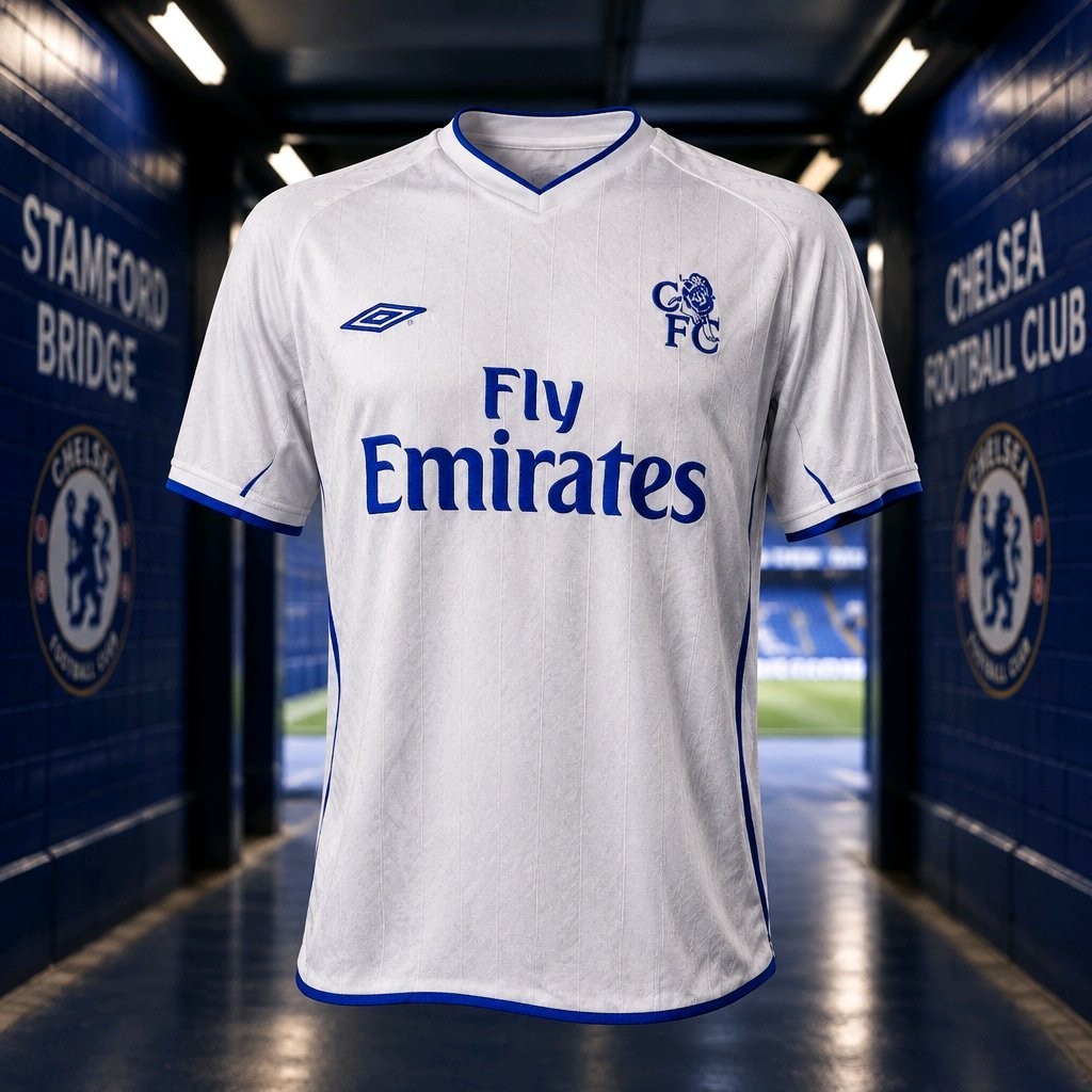 Chelsea F.C.  Hasselbaink N° 9  Vintage 2001 - 2003 Football Shirt - XL