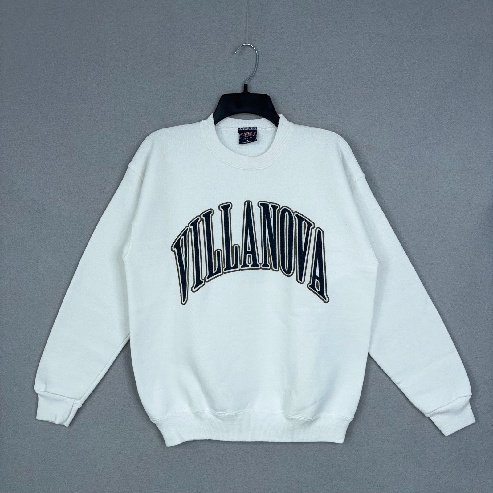 Vintage Villanova Sweatshirt Adult Medium Graphic Pullover Collegiate Sporty USA