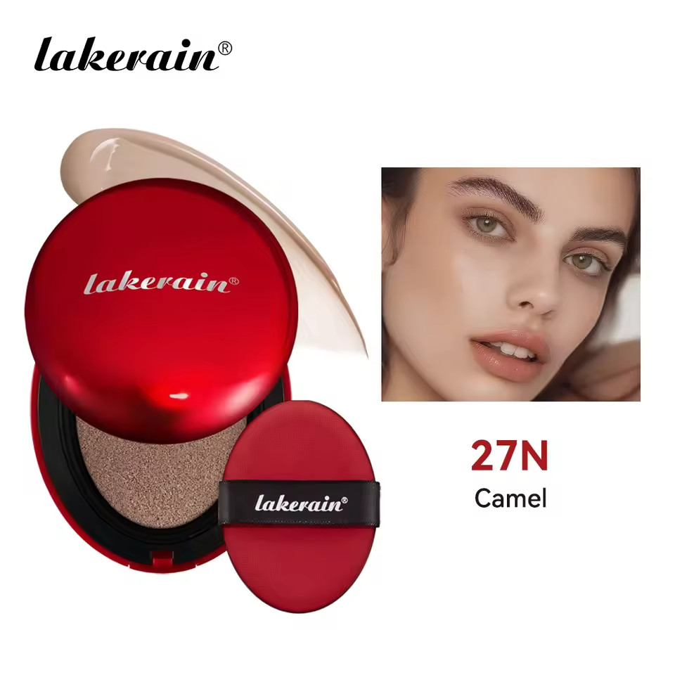 Lakerain Sunscreen Cushion Foundation Fit Full Coverage Waterproof Long-lasting Lakerain Sunscreen Cushion Foundation Fit Full Coverage Waterproof Long-lasting