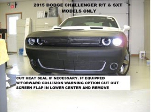 Lebra Front End Mask Cover Bra Fits 2015-2023 Dodge Challenger SXT models