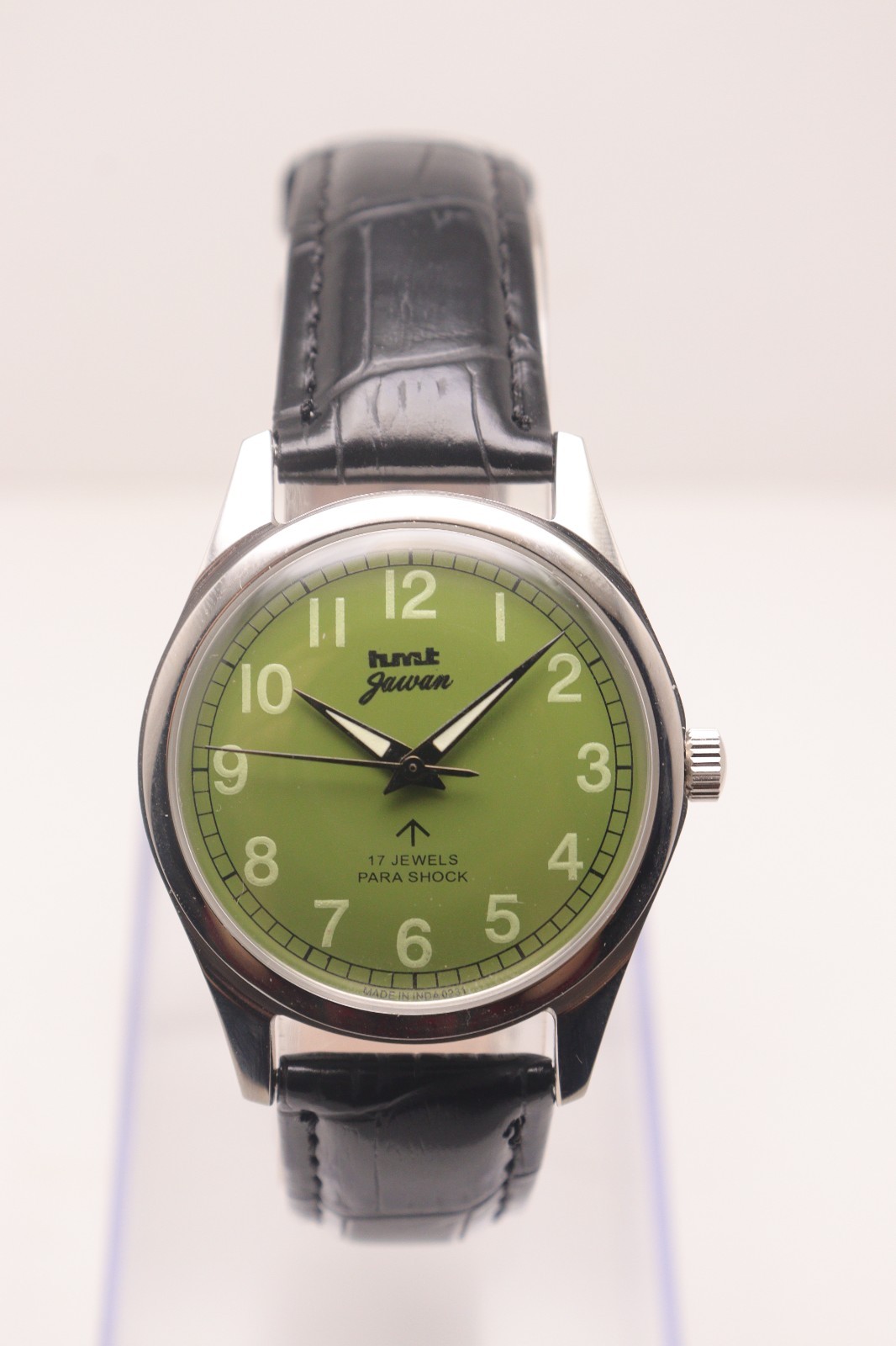 Vintage HMT Jawan 17 Jewels Para Shock Hand Winding Men's Watch.