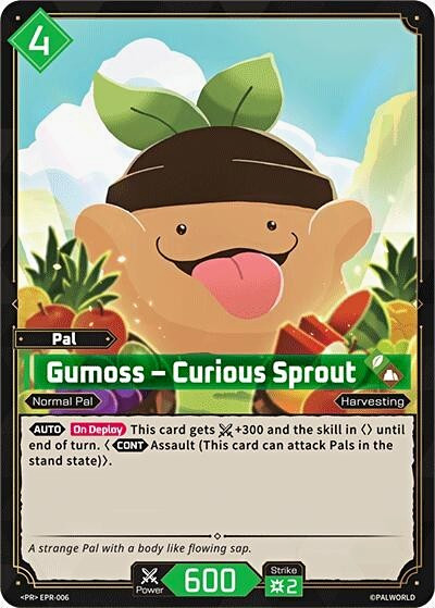 (3 CARDS) Palworld Gumoss promo 3x count Bundle (3 CARDS) Palworld Gumoss promo 3x count Bundle