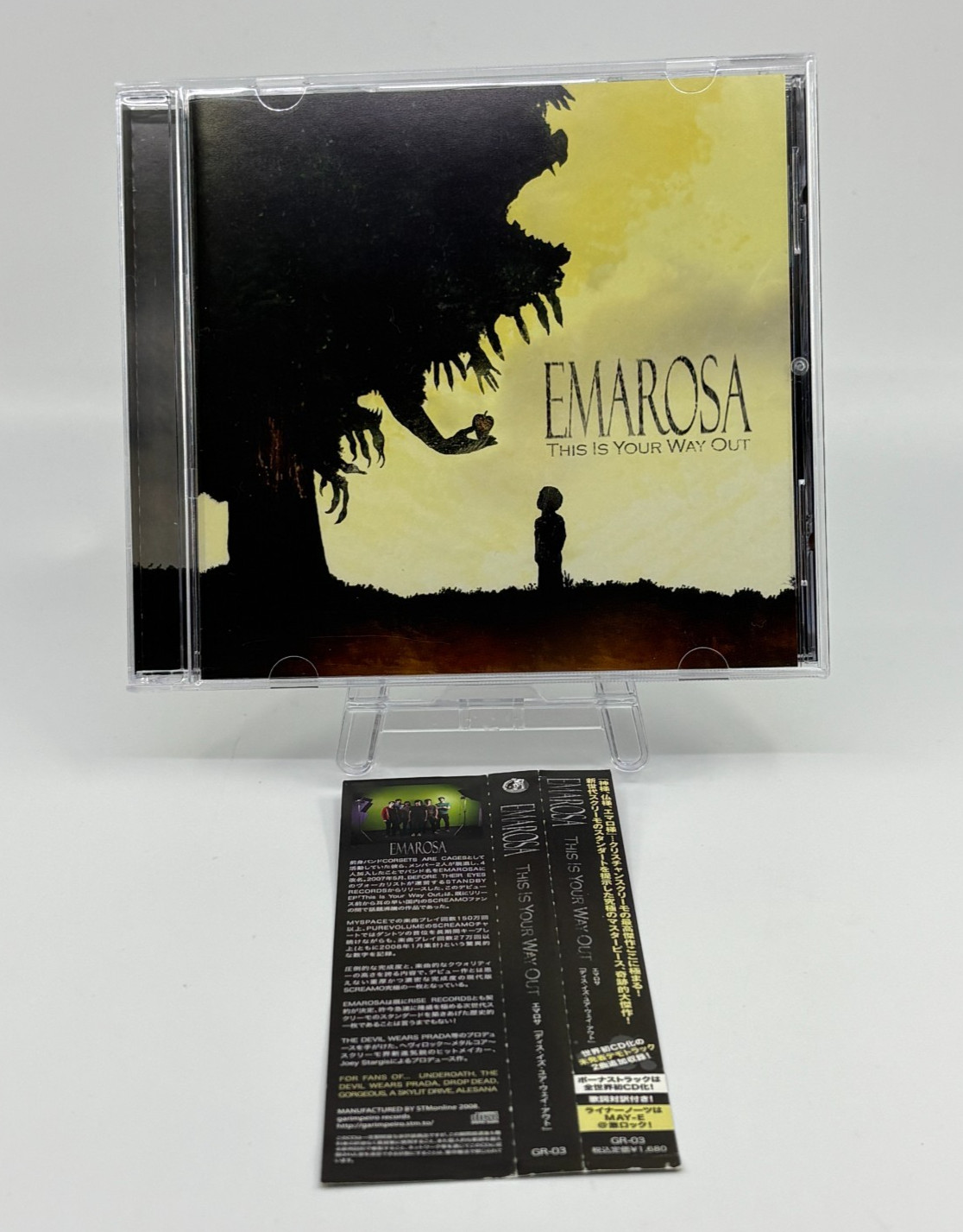 Emarosa – This Is Your Way Out CD (2008) Japan Press GR-03 w/ Obi +2 Bonus Track