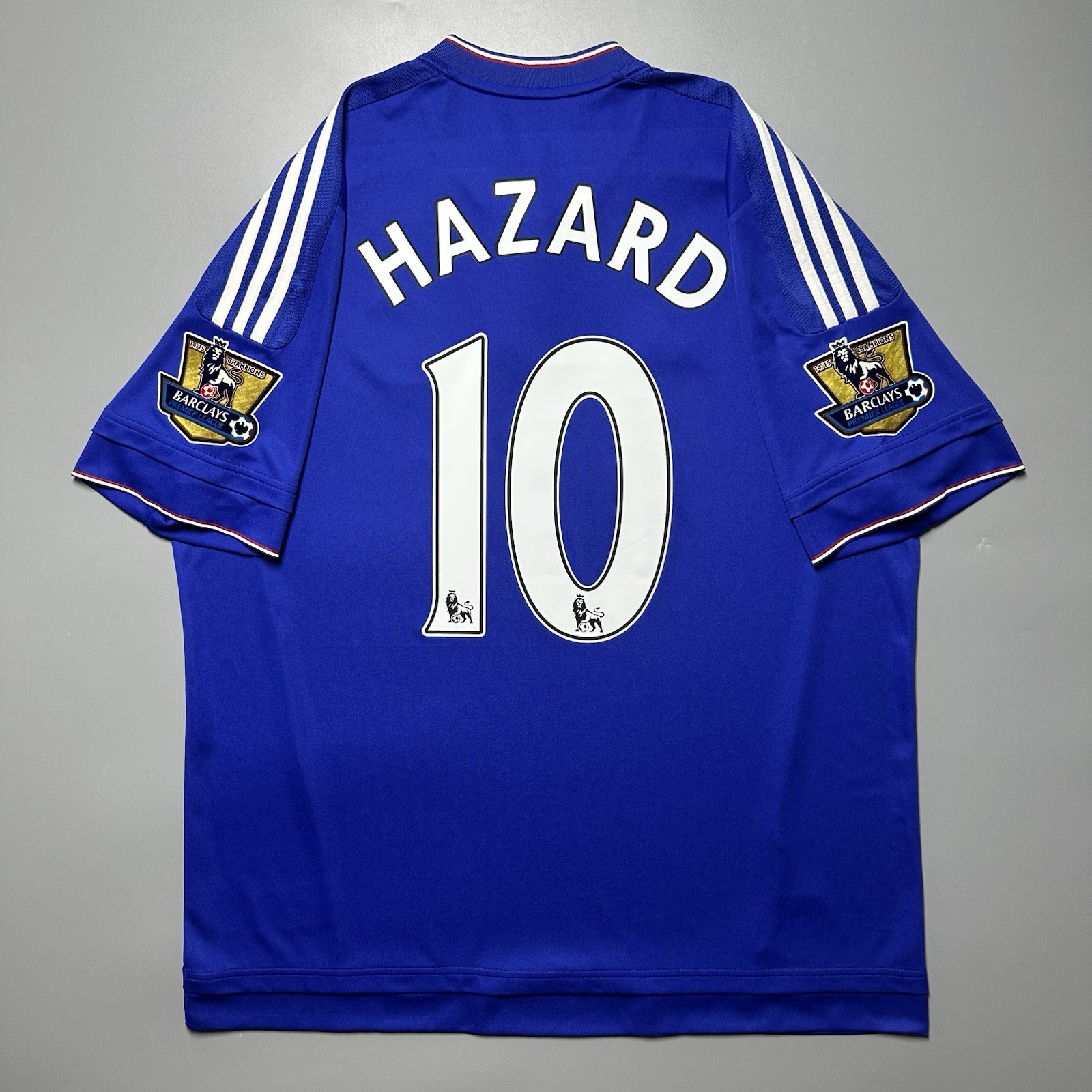 CHELSEA ADIDAS 2015/2016 FOOTBALL HOME JERSEY #10 HAZARD SIZE “XL” AH5104