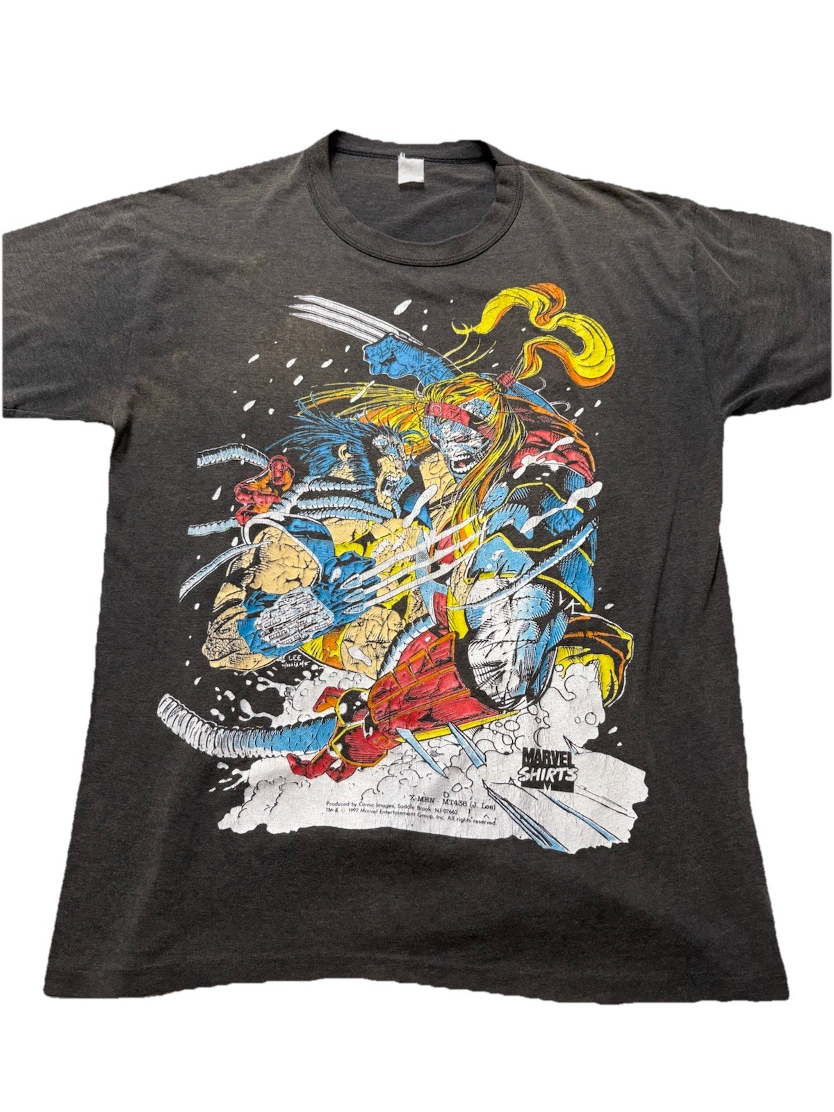 Vintage 1992 Marvel Comic Images Wolverine vs Omega-Red X-Men Sz Large Shirt