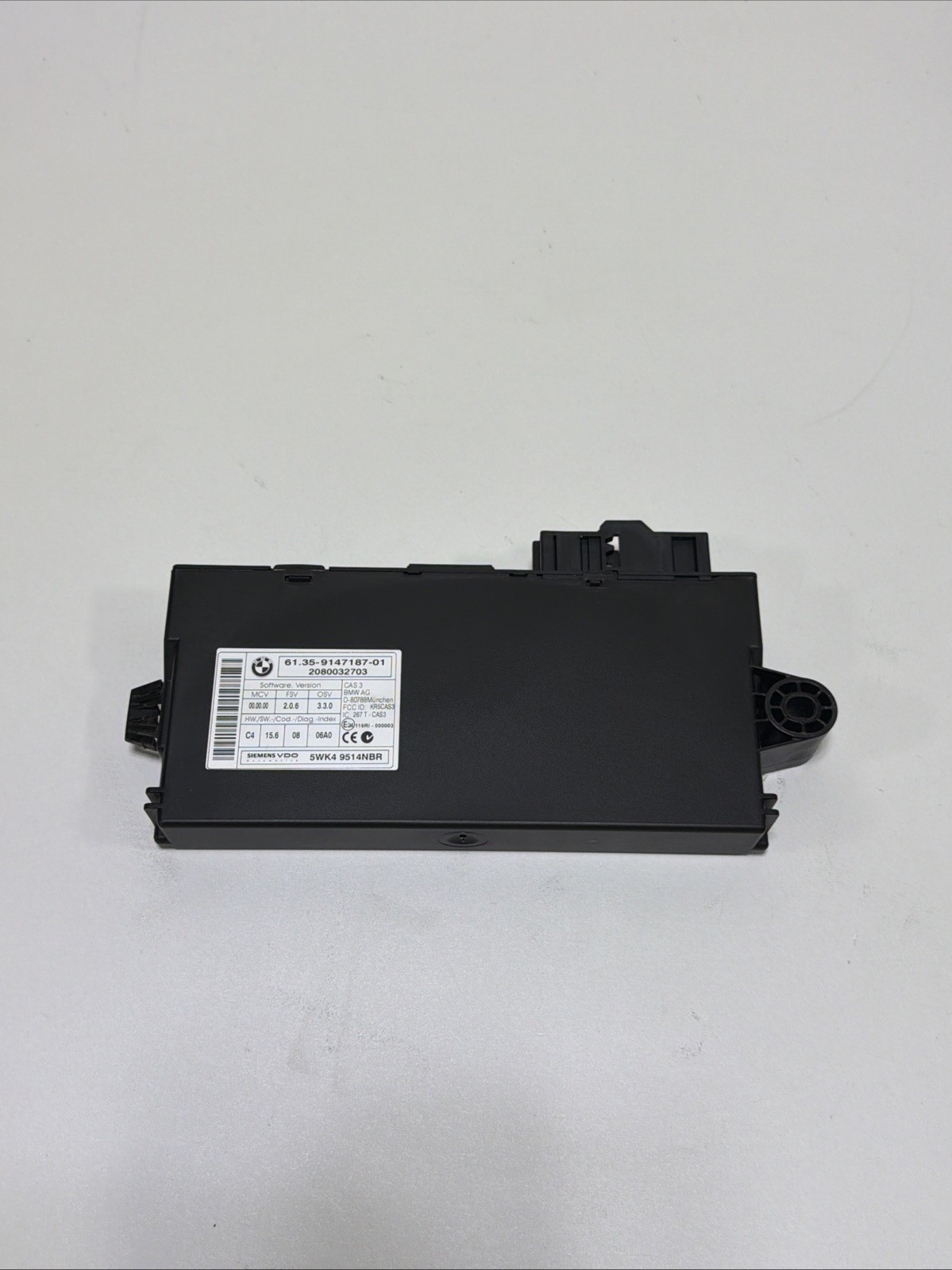 08-13 BMW E82 E88 E90 E92 E93 CAS3 CAS 3 Car Access System Module 9147187 OEM
