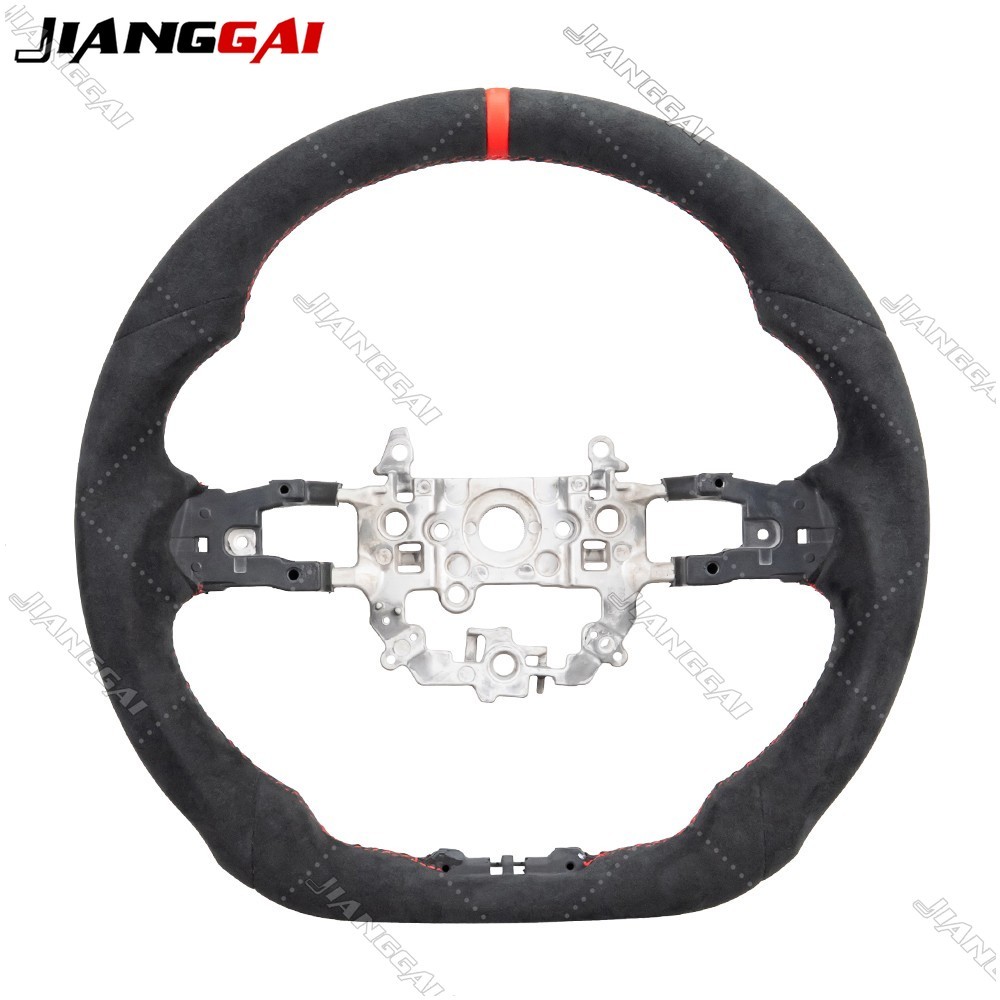 Full Alcantara Steering Wheel For Honda 11th Civic FL 2022-2026 Red Line