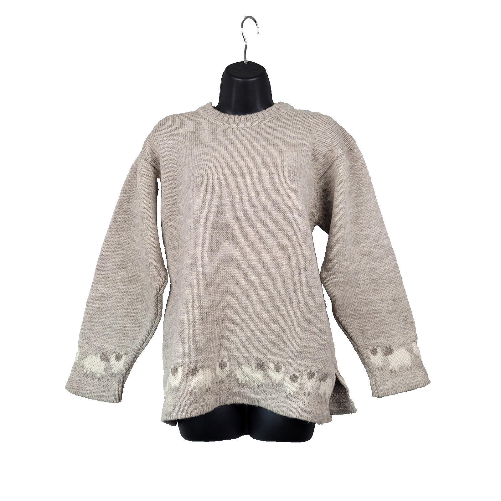 Kerry Traditions Women’s M 100% Wool Sheep Sweater Made Ireland Cottagecore