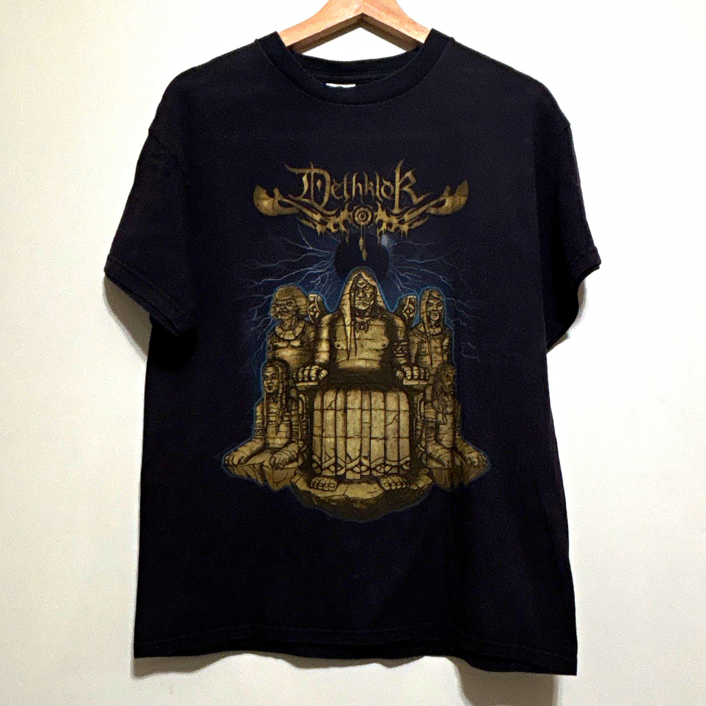 Fruit of the Loom Black Cotton Metalocalypse Dethklok Graphic Tee L Fruit of the Loom Black Cotton Metalocalypse Dethklok Graphic Tee L