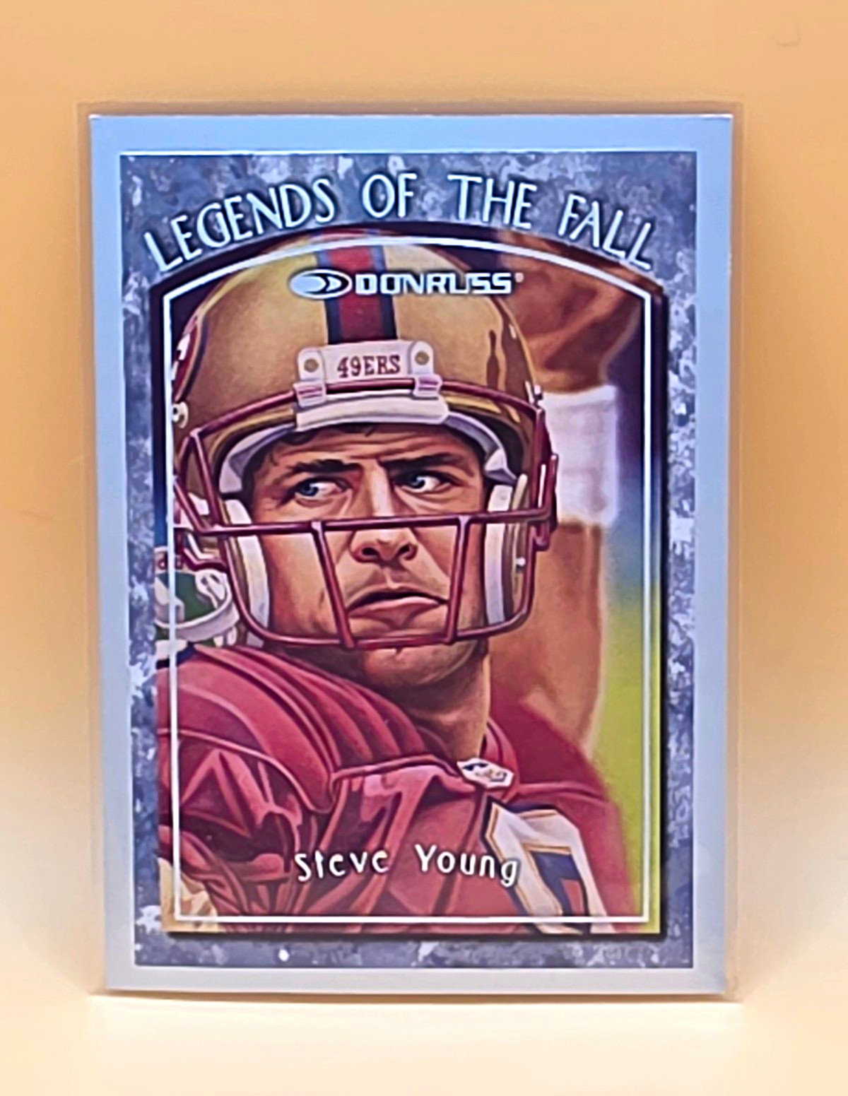 Donruss 1997 Legends of the Fall Steve Young 49ers Insert #/10000 Donruss 1997 Legends of the Fall Steve Young 49ers Insert #/10000