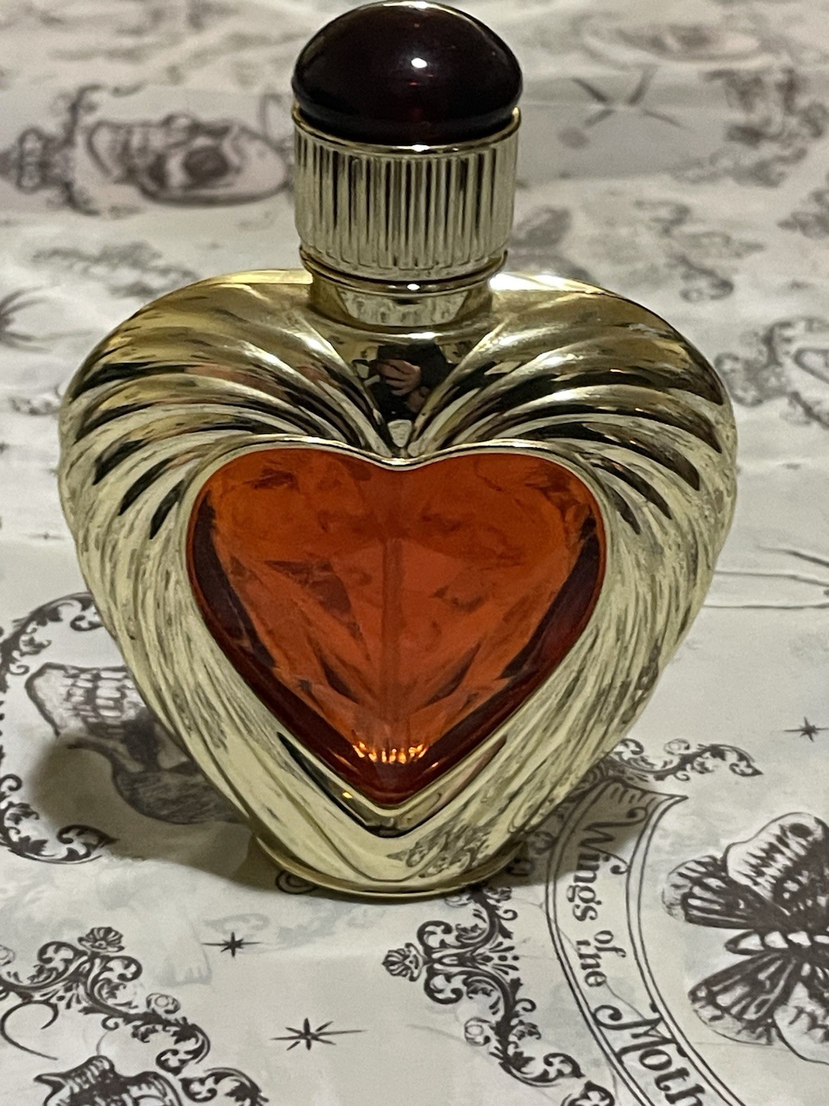 VTG Victoria\'s Secret Rapture Cologne Spray 1.7 oz/50ml Heart Shaped Bottle Rare
