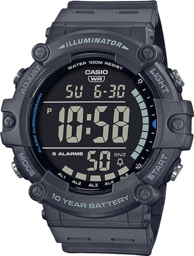 Casio AE1500WH-8BV, Chronograph Watch, Illuminator, 5 Alarms, 10 Year Battery Casio AE1500WH-8BV, Chronograph Watch, Illuminator, 5 Alarms, 10 Year Battery