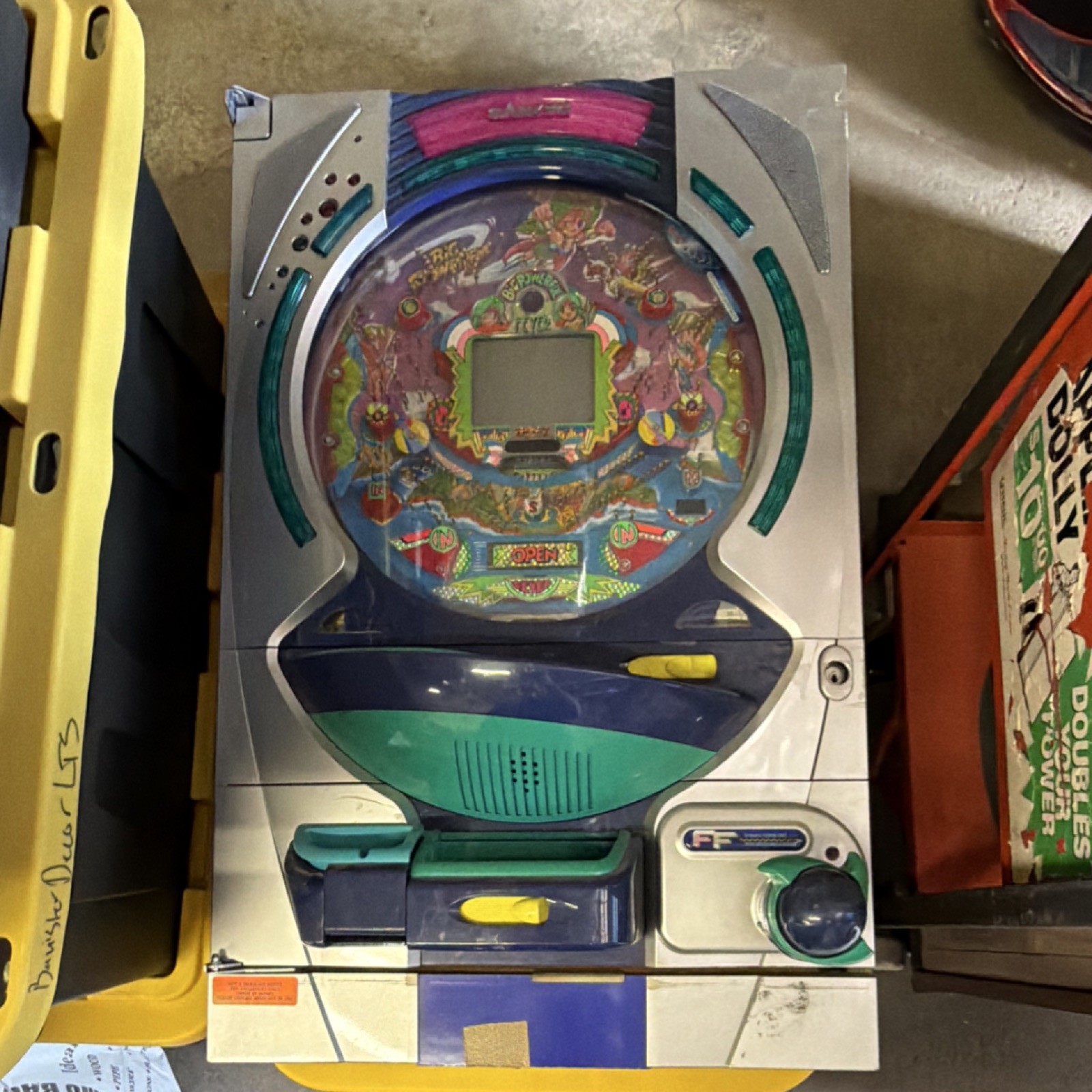 Sankyo Big Powerful Fever Japanese Pachinko Machine Arcade Game Entertainment