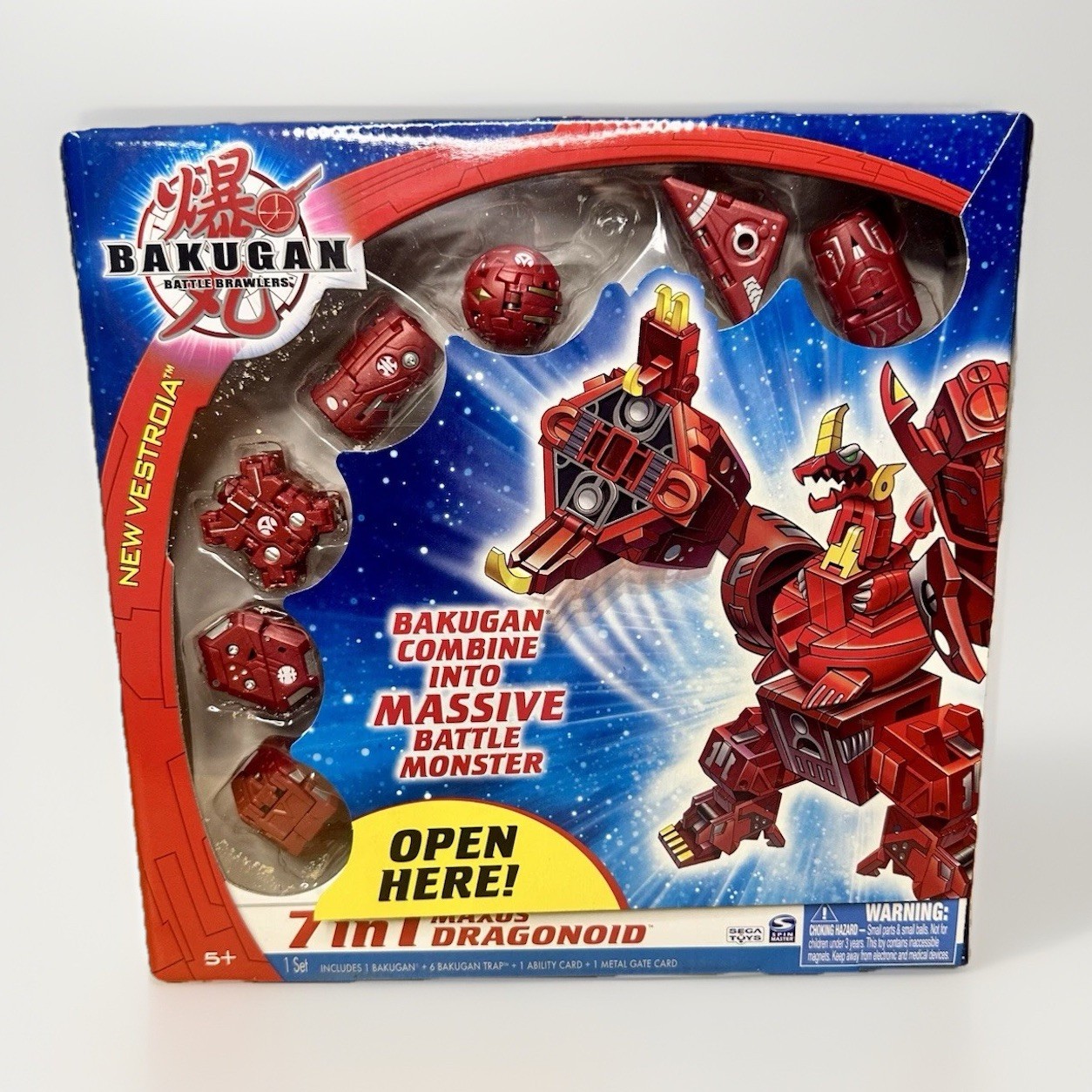 2009 Bakugan 7 in 1 Maxus Dragonoid Set Complete NIB Sealed 2009 Bakugan 7 in 1 Maxus Dragonoid Set Complete NIB Sealed