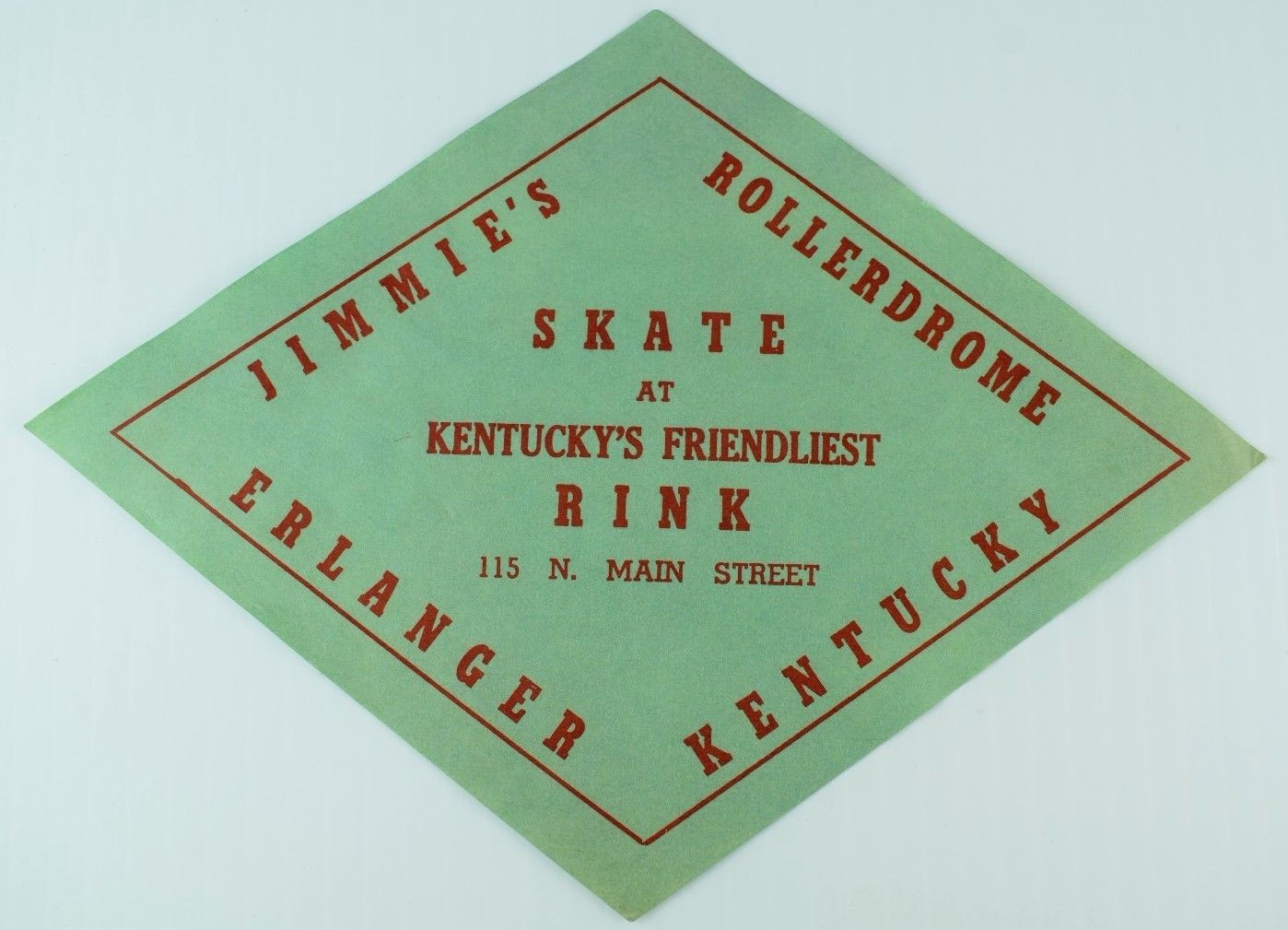 1930's-50's Jimmie's Rollerdome, Erlanger Kentucky Label B2