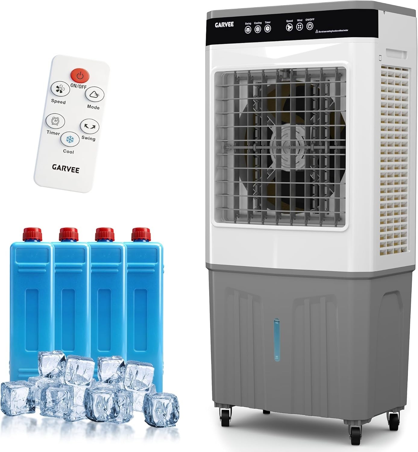 Evaportaive Air Cooler 3500 CFM Portable Swamp Cooler W/ 11.6 Gal 1300 sq ft Evaportaive Air Cooler 3500 CFM Portable Swamp Cooler W/ 11.6 Gal 1300 sq ft