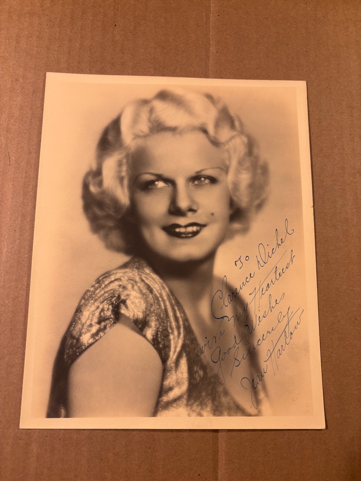 Jean Harlow Very Rare Very Early Signed* 8/10 Photo 1929-1931