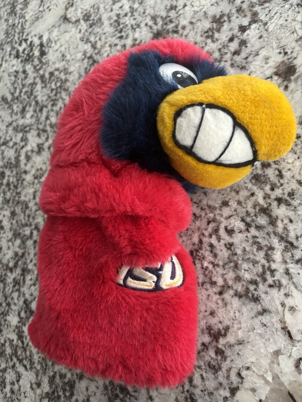 🌀🌀vintage Iowa State Cyclone Cy Driver Golf Head Cover🌀🌀🌀🌀