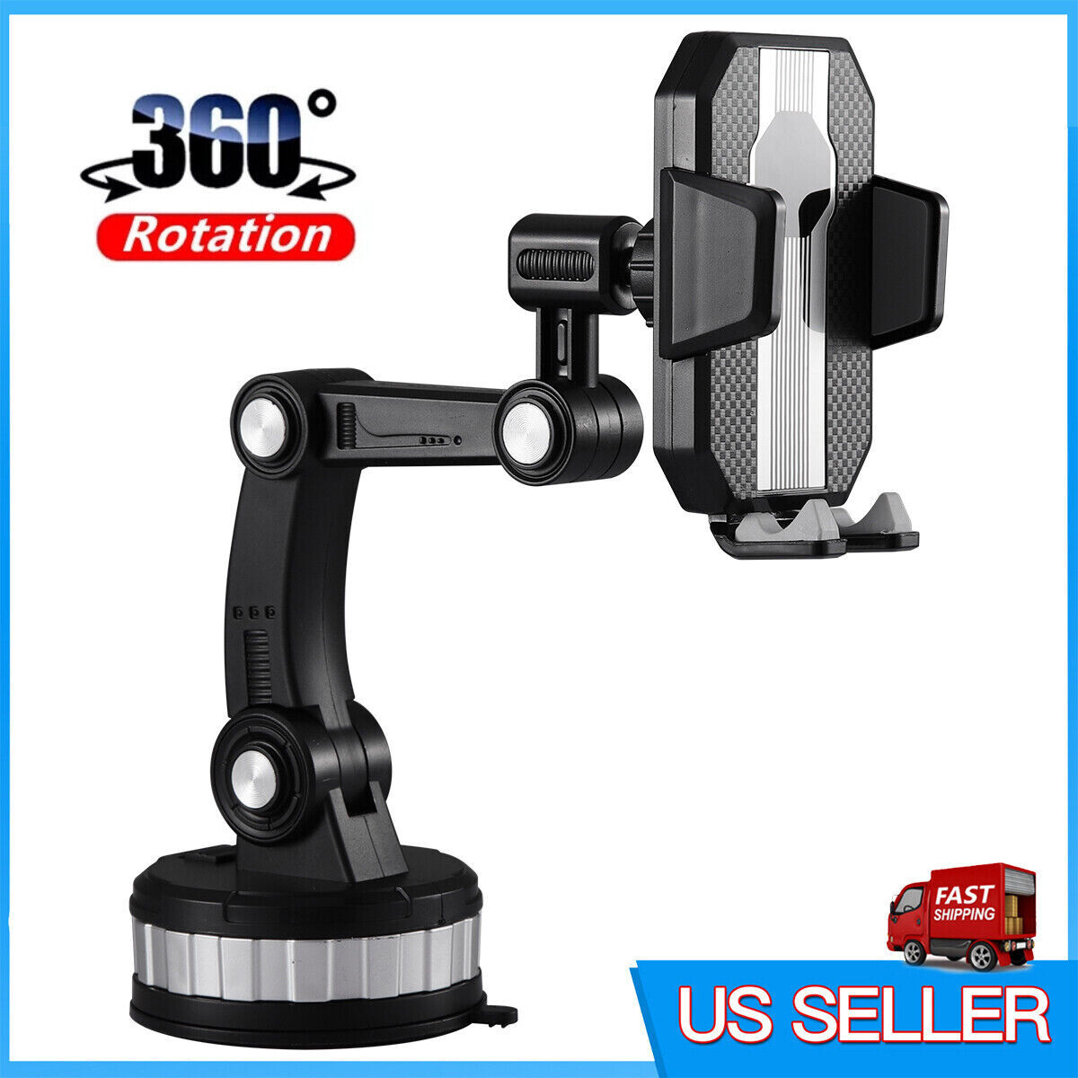 Car Truck Mount Phone Holder Stand Dashboard/Windshield For Cell Phone Universal