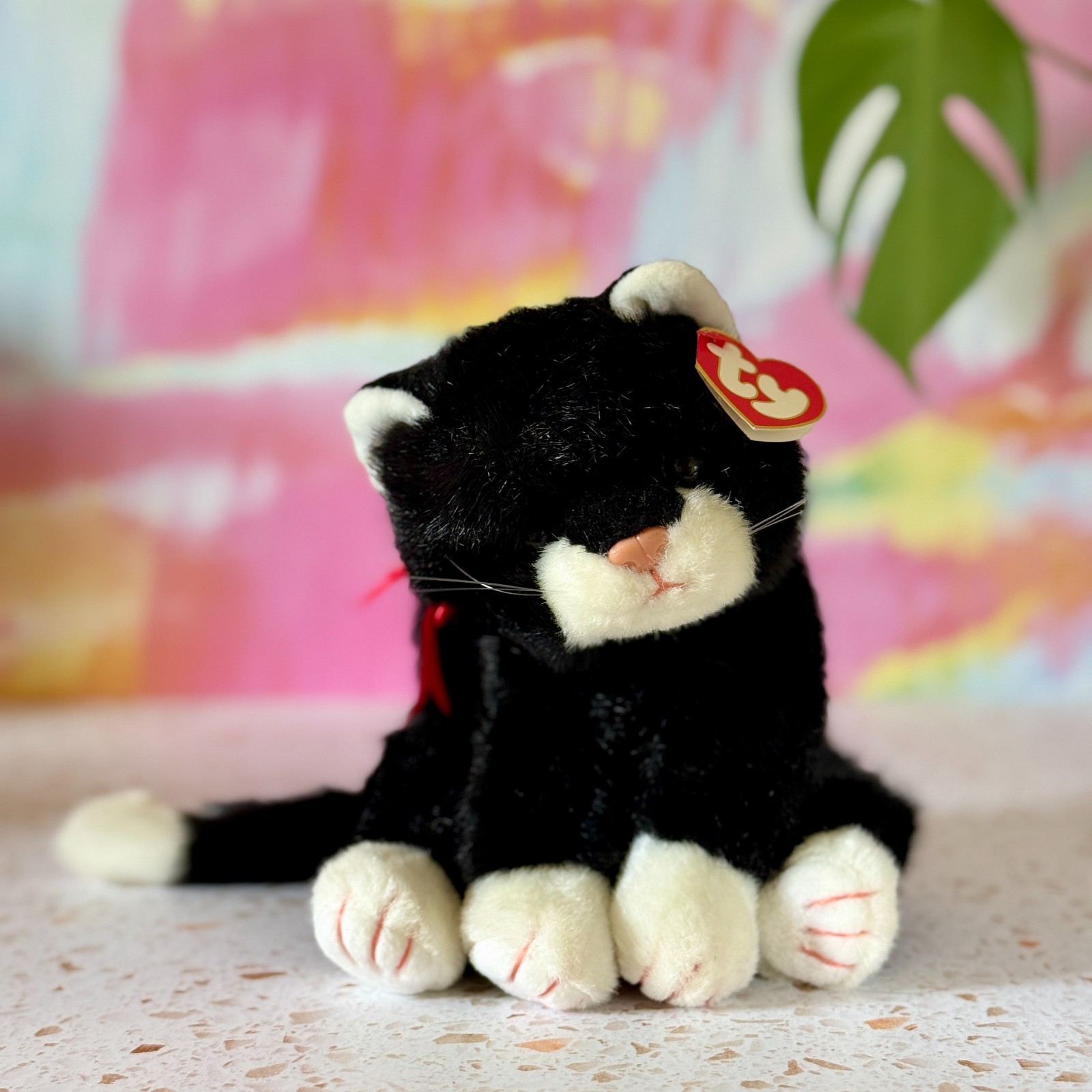 🖤 Boots the Cat 🖤 | Ty Classics | Black-Haired Kitty White Paws 🖤 Boots the Cat 🖤 | Ty Classics | Black-Haired Kitty White Paws