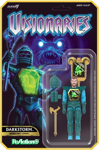 Super7 - Visionaries - ReAction+ Wv1 - Darkstorm [New Toy] Action Figure, Coll