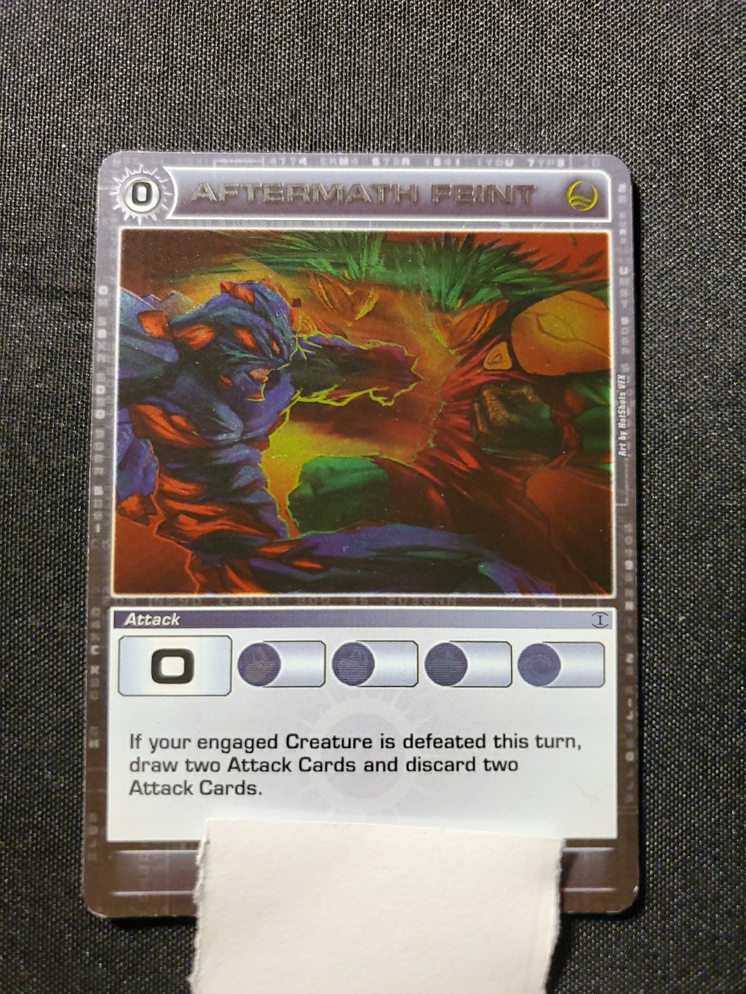 Chaotic Card : Aftermath Feint Rise Of The Oligarch Rare Attack LP Holo Foil \'