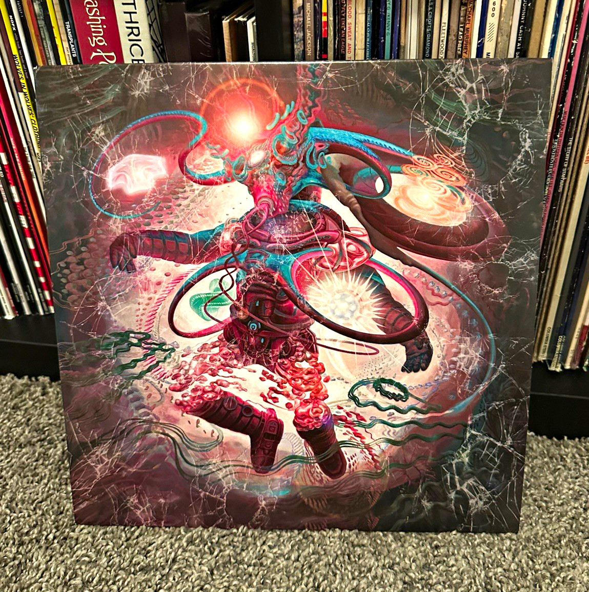 Coheed and Cambria The Afterman Descension Vinyl LP Turquoise Teal Marble 2013