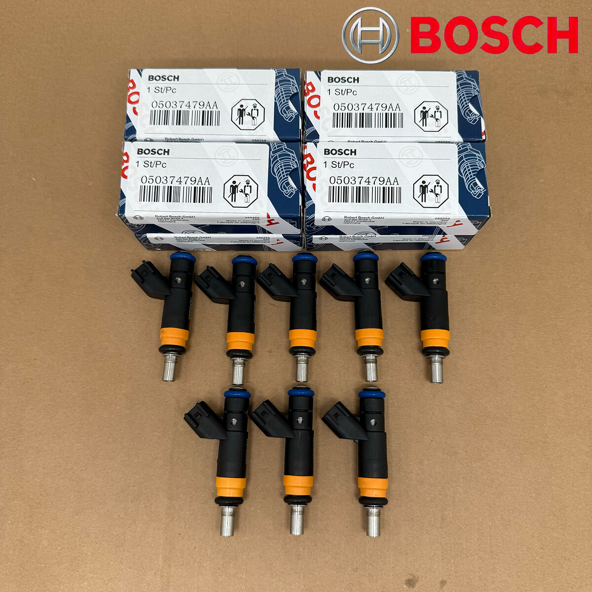8PCS BOSCH 05037479AA Fuel Injectors For 11-17 RAM 1500 2500 3500 Dodge 5.7L V8 8PCS BOSCH 05037479AA Fuel Injectors For 11-17 RAM 1500 2500 3500 Dodge 5.7L V8