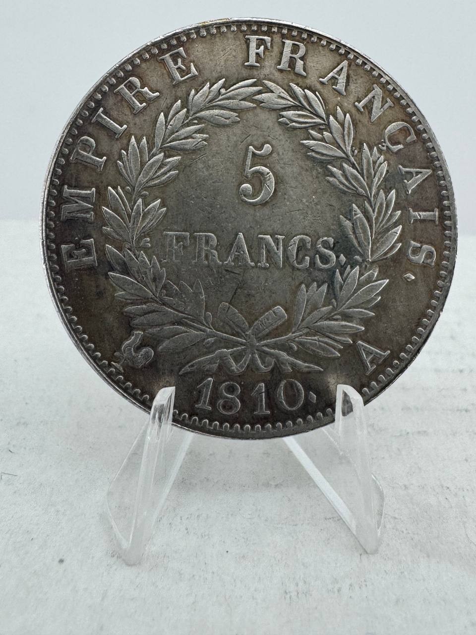 Coin France 5 francs 1810 Napoleon