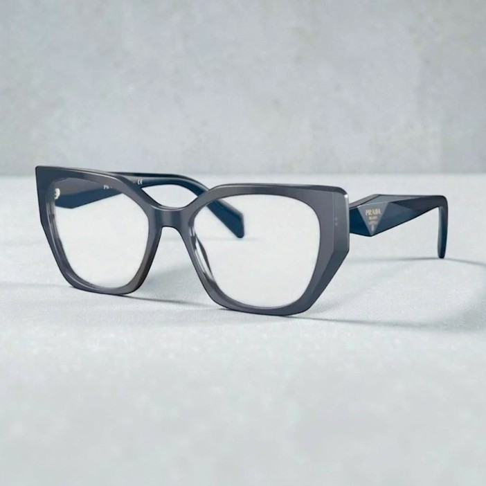 Prada PR 18WV 08Q101 54mm Women's Blue Crystal Eyeglasses Prada PR 18WV 08Q101 54mm Women's Blue Crystal Eyeglasses