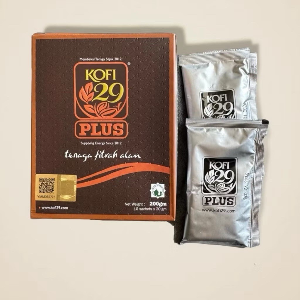1x KOFI 29 PLUS 10x20g Stamina Energy Booster Coffee For Men Vitality