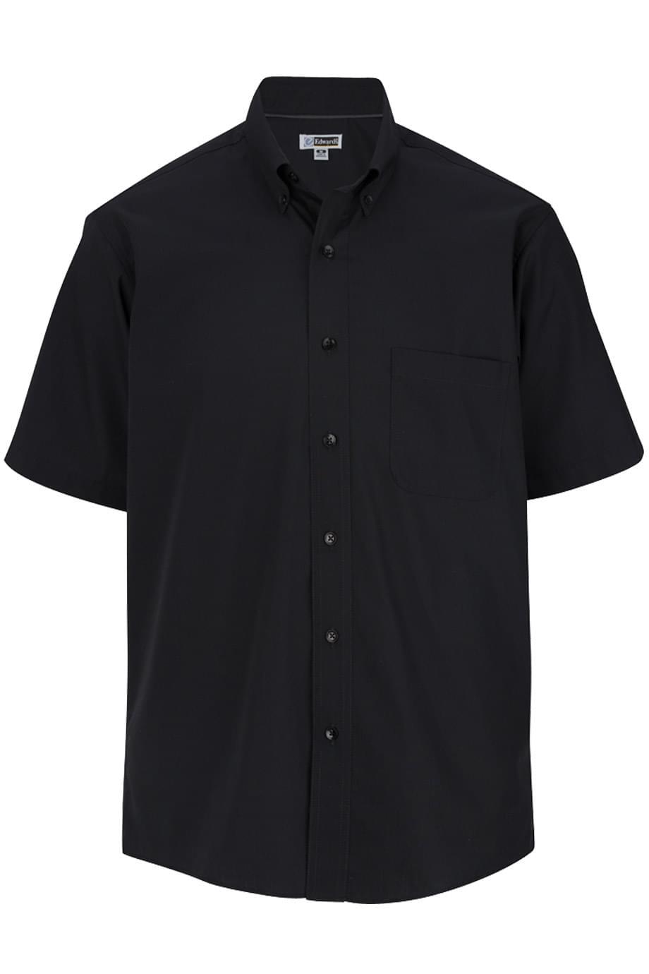 Edwards Garments 1245 Men's Lightweight & Comfortable Short Sleeve Poplin Shirt