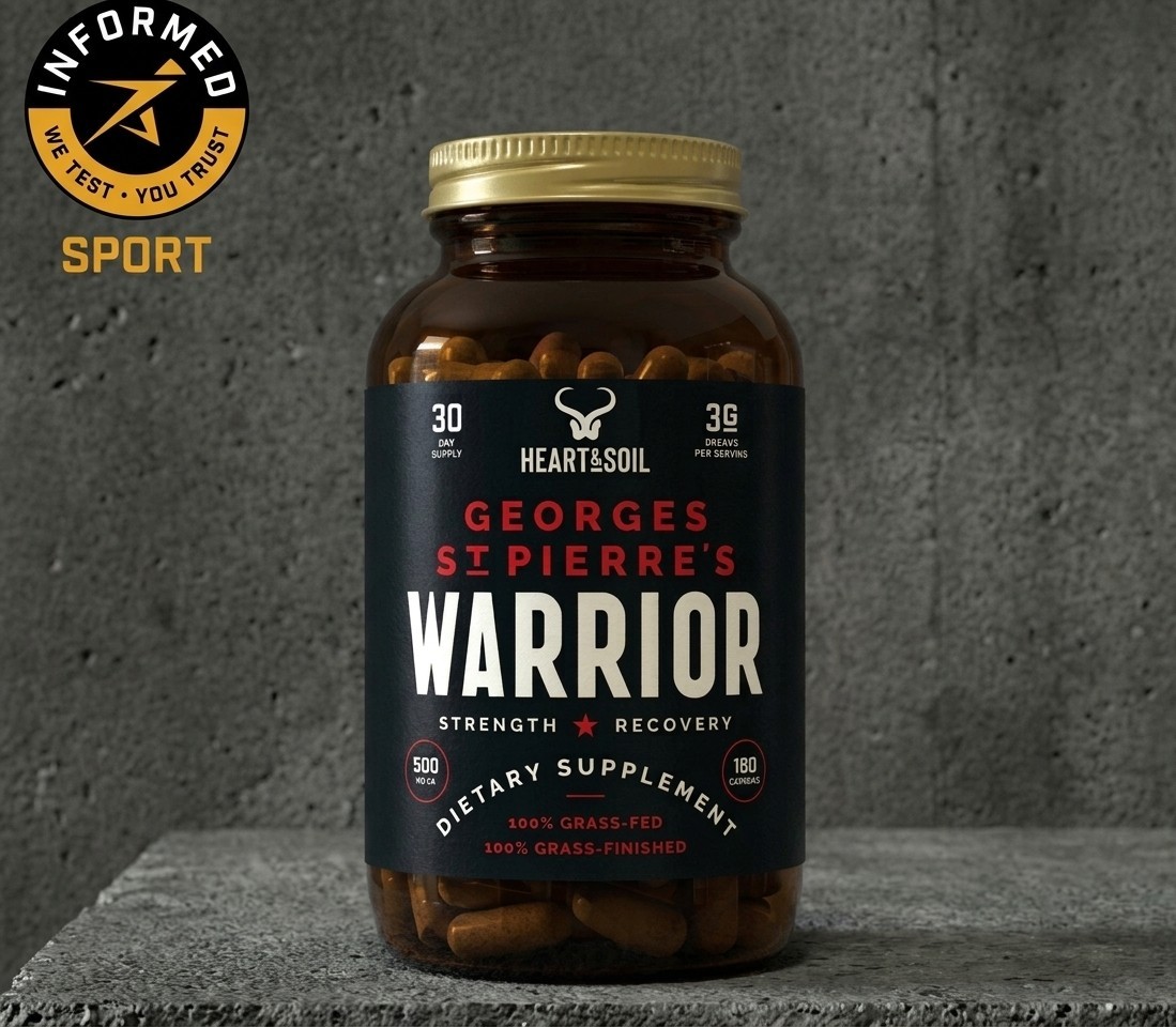 HEART & SOIL WARRIOR - Maximize Your Performance, Strength & Recovery - 180 Caps