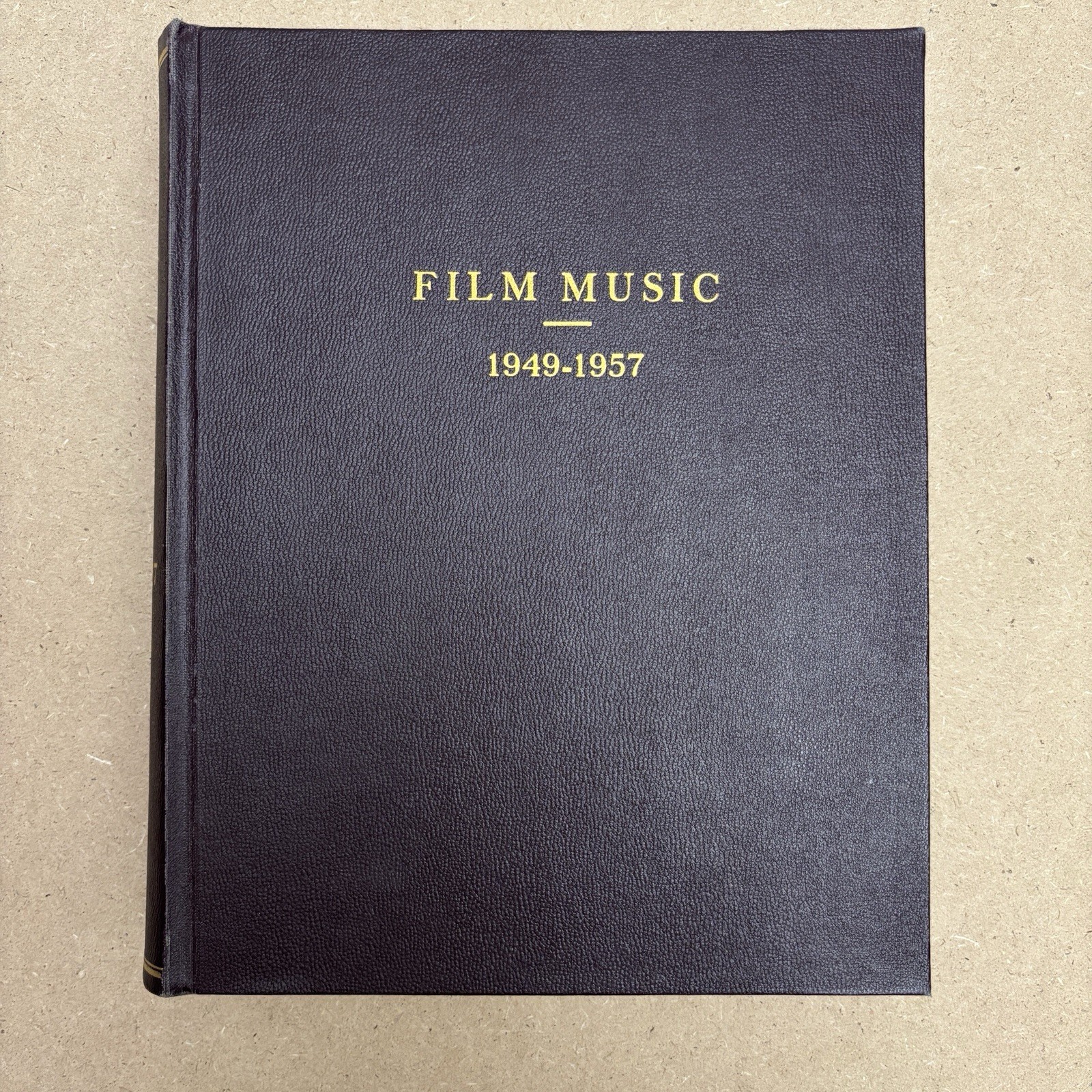 RARE Film Music Notes Periodical Volumes 1949-1957 Bound Hardcover Book