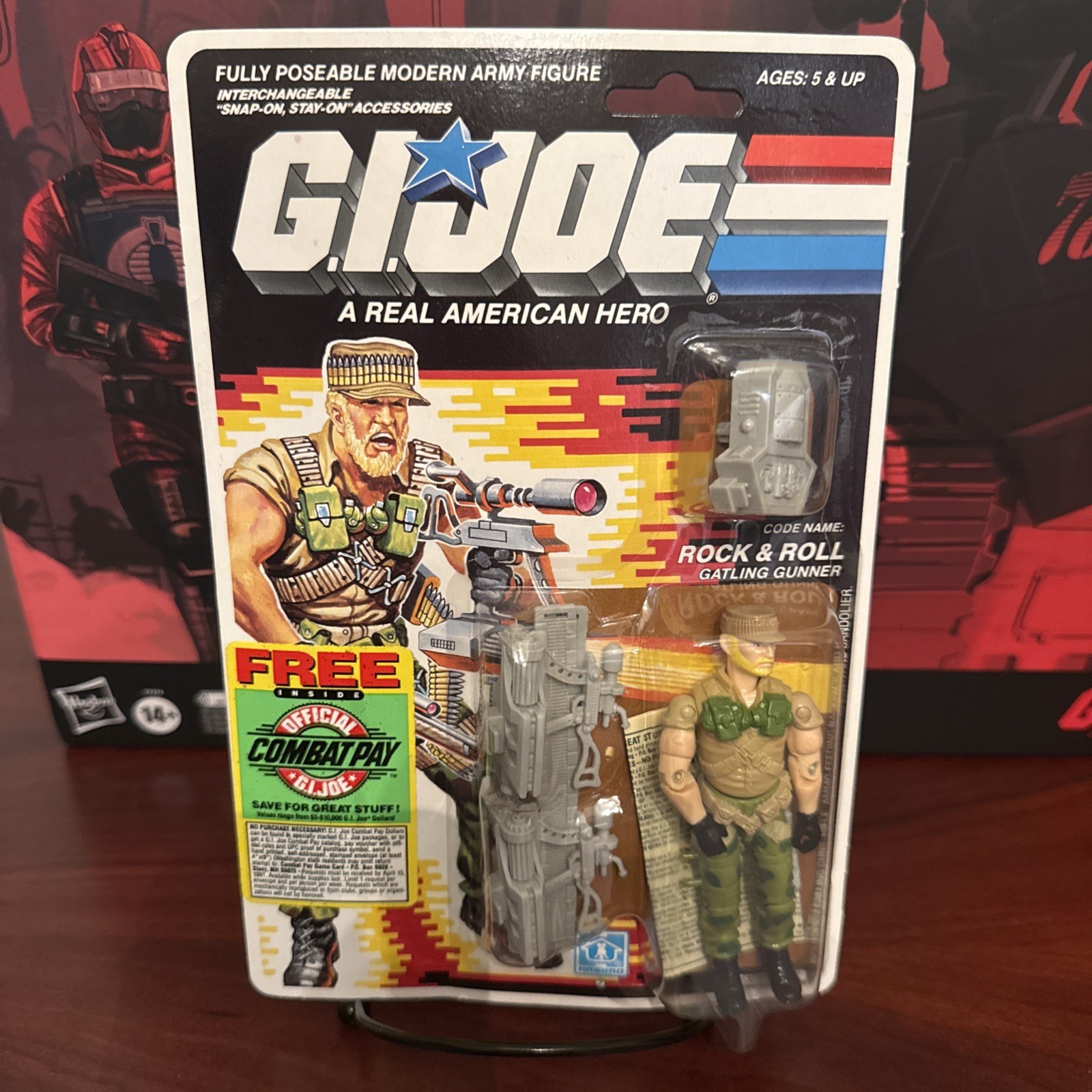 Vintage G.I. Joe ARAH Rock & Roll 1988 MOC NEW SEALED Camo Promo see pics read