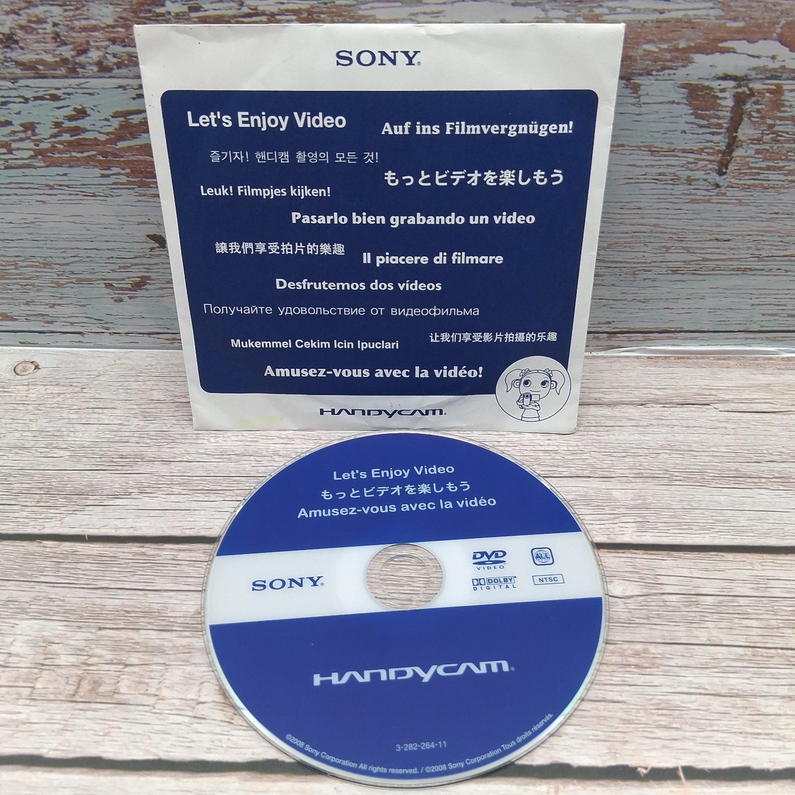 2008 Sony Handycam Let’s Enjoy Video DVD 3-282-264-11