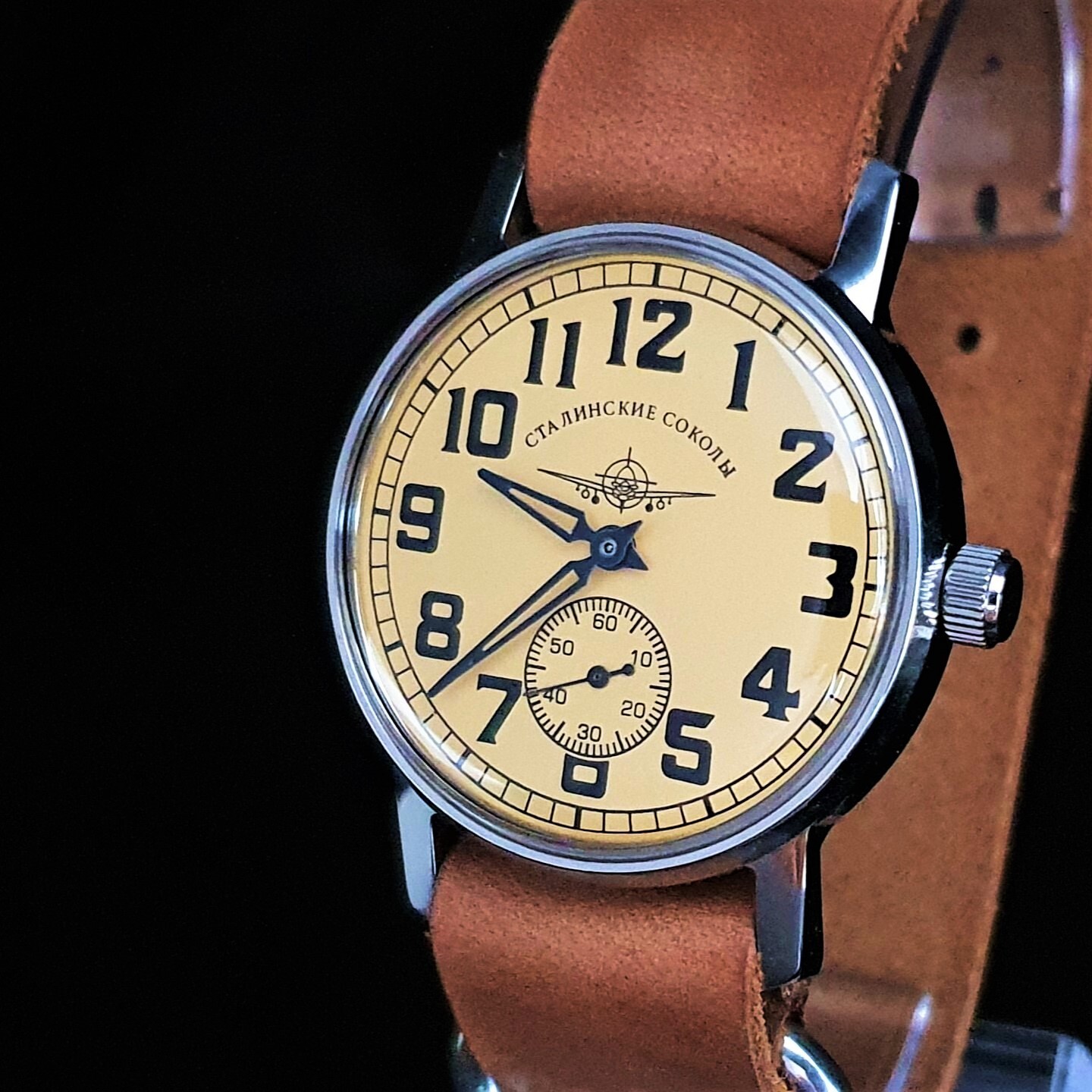 Wristwatch Sturmanskie USSR Vintage Soviet Dress Mechanical Watch Stalin\'s Falco