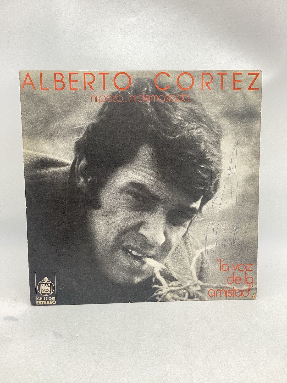 (SIGNED?) ALBERTO CORTEZ ni poco… ni demasiado (GAMMA VINYL LP MEXICO) EX/EX+