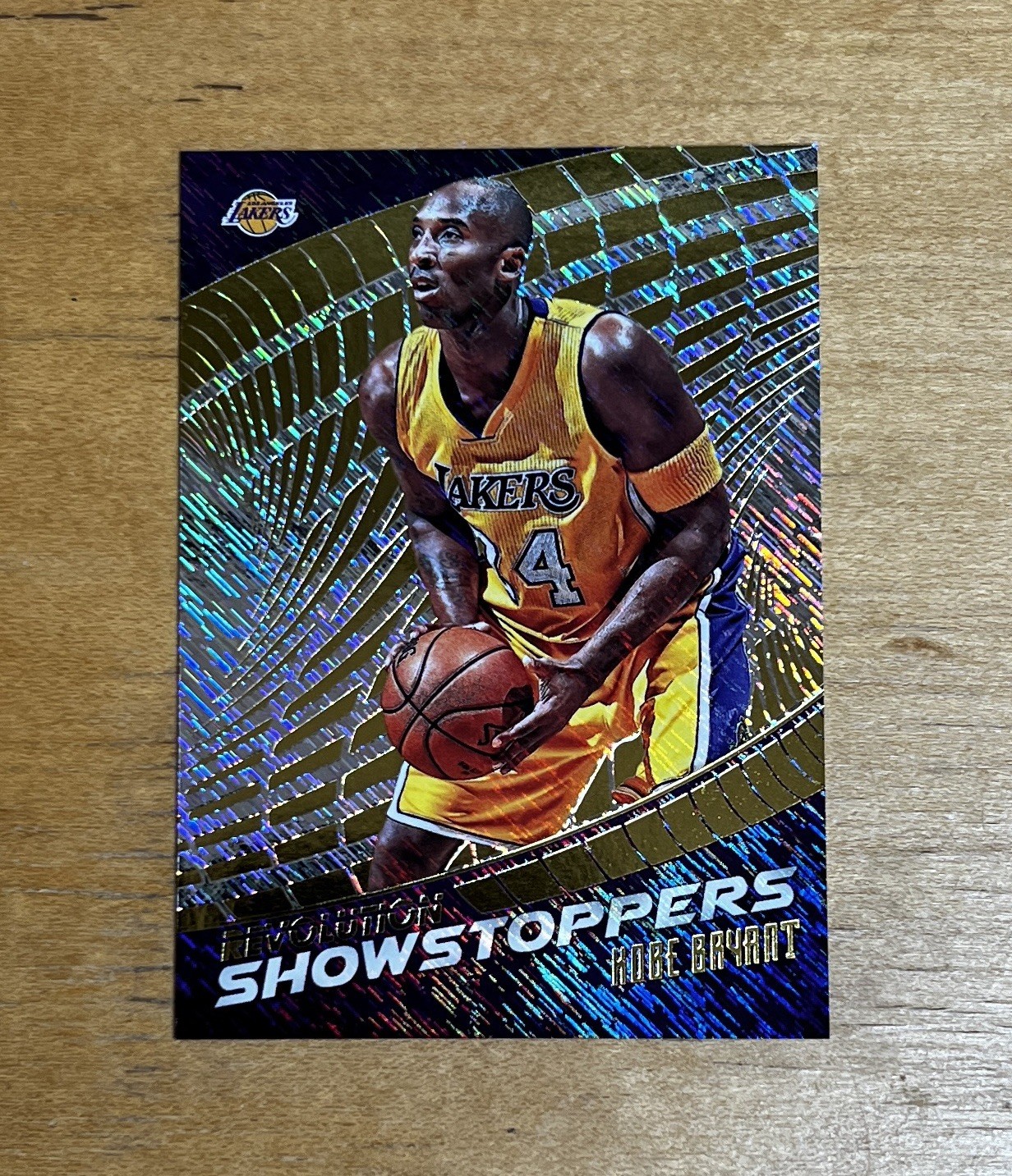 Kobe Bryant 2015-16 Panini Revolution Showstoppers #5 Los Angeles Lakers SP Kobe Bryant 2015-16 Panini Revolution Showstoppers #5 Los Angeles Lakers SP
