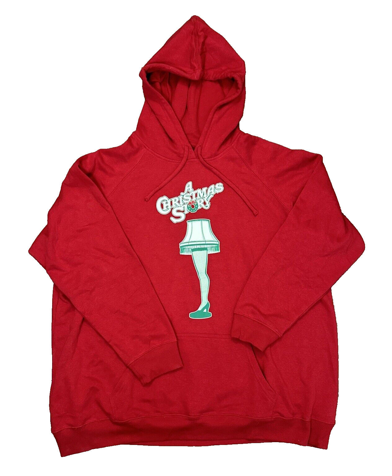 NWT Torrid A Christmas Story Leg Lamp Hoodie Sweatshirt Red Cozy Fleece Plus 3X