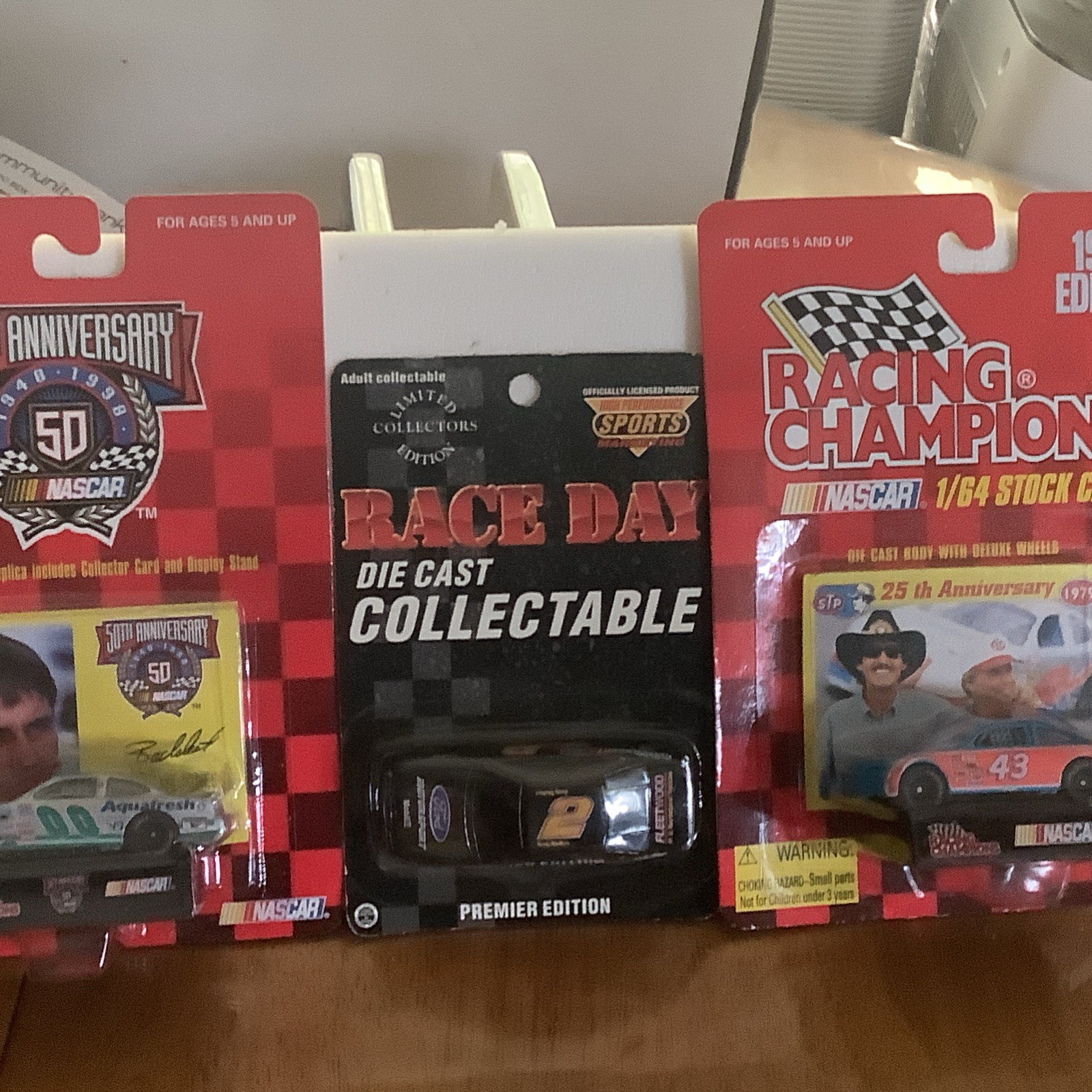 Lot Of (3), NASCAR Diecast Cars by Racing Champions and Action Racing