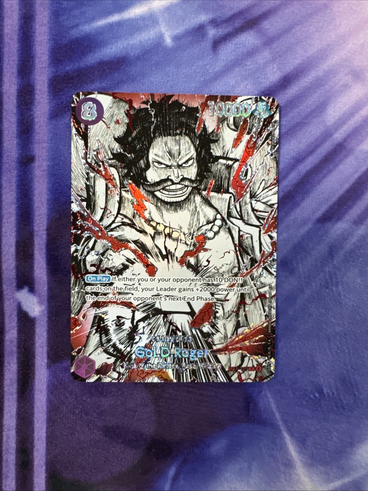 Gol D. Roger OP-17 Haki SP - One Piece Card English