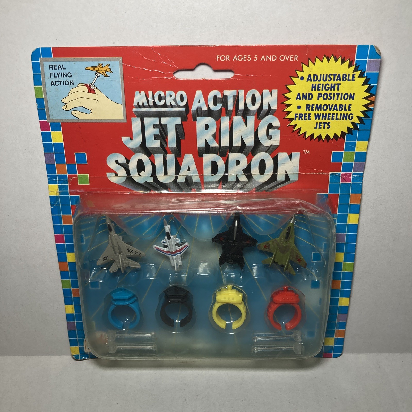 Vintage Micro Action Jet Ring Squadron NIP